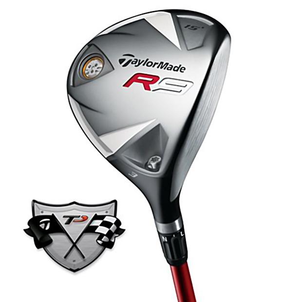 TaylorMade R9 TP Fairway Wood - TaylorMade TP Fujikura Motore F1 85 Shaft - 3 Wood - Left Handed - Stiff Flex - Standard Length - 15 Loft - Standard Lie Angle - Men - Acceptable