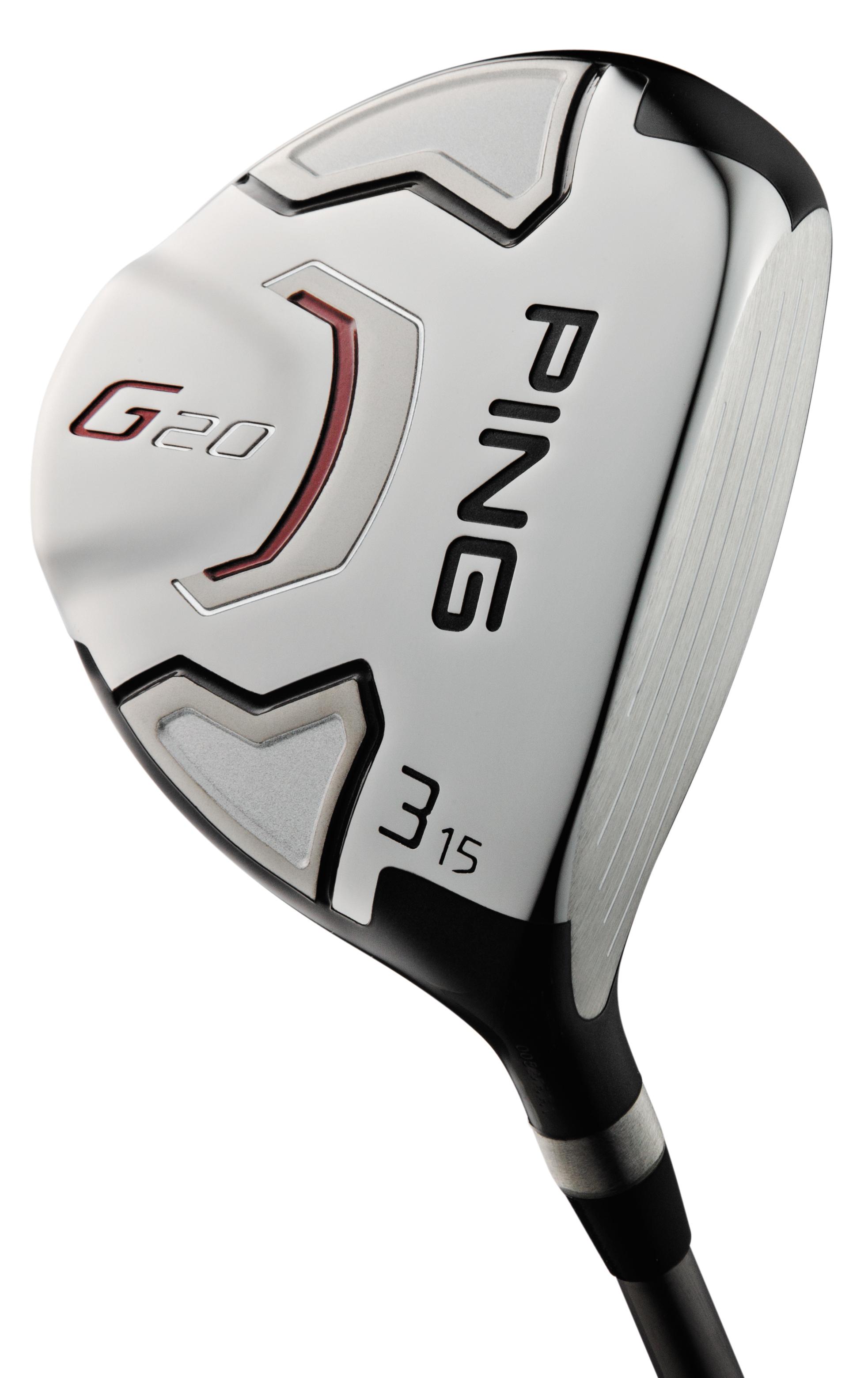 Ping G20 Fairway Wood - Ping TFC 169F Shaft - 3 Wood - Left Handed - Stiff Flex - Standard Length - 15 Loft - Standard Lie Angle - Men - Good
