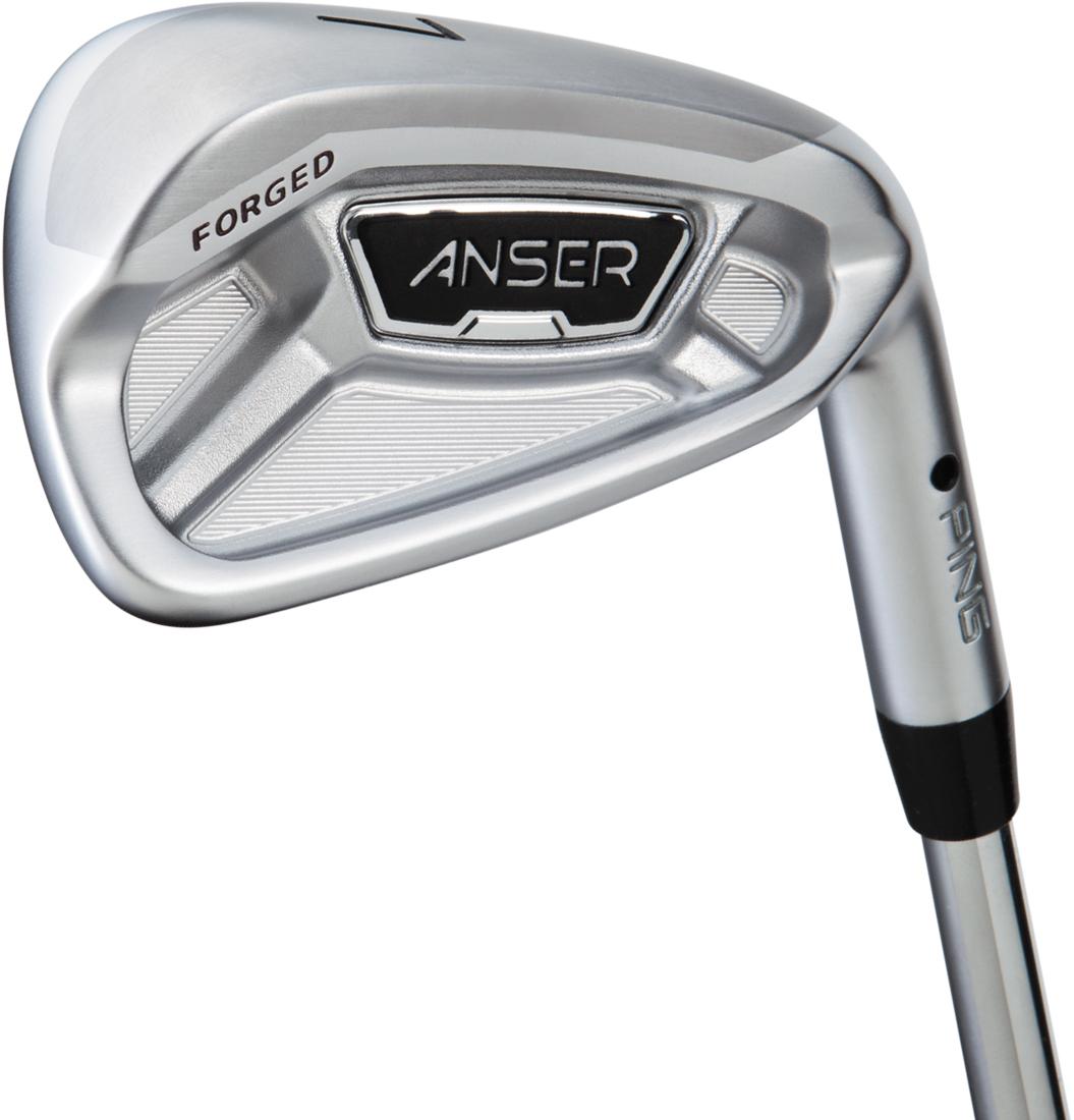 Ping Anser Iron Set - FST KBS Tour C Shaft - 3 - Right Handed - Stiff Flex - 3* upright Length - 3* upright Lie Angle - Men - Acceptable
