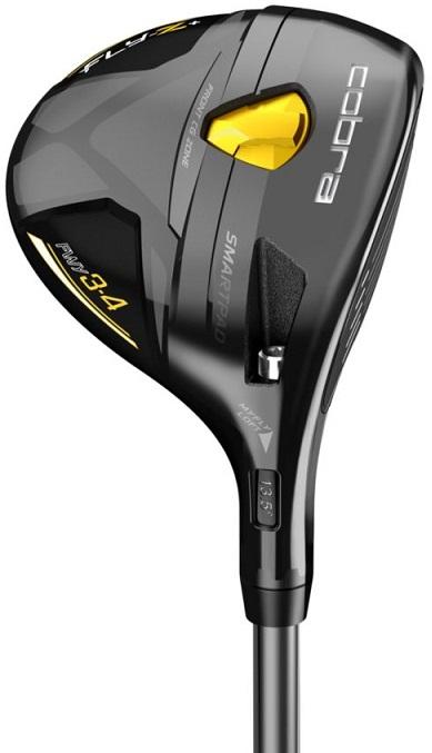 Cobra Fly-Z+ Black Fairway Wood - Fujikura FW Shaft - 3 - Left Handed - Stiff Flex - Standard Length - Adjustable Loft - Standard Lie Angle - Men - Good