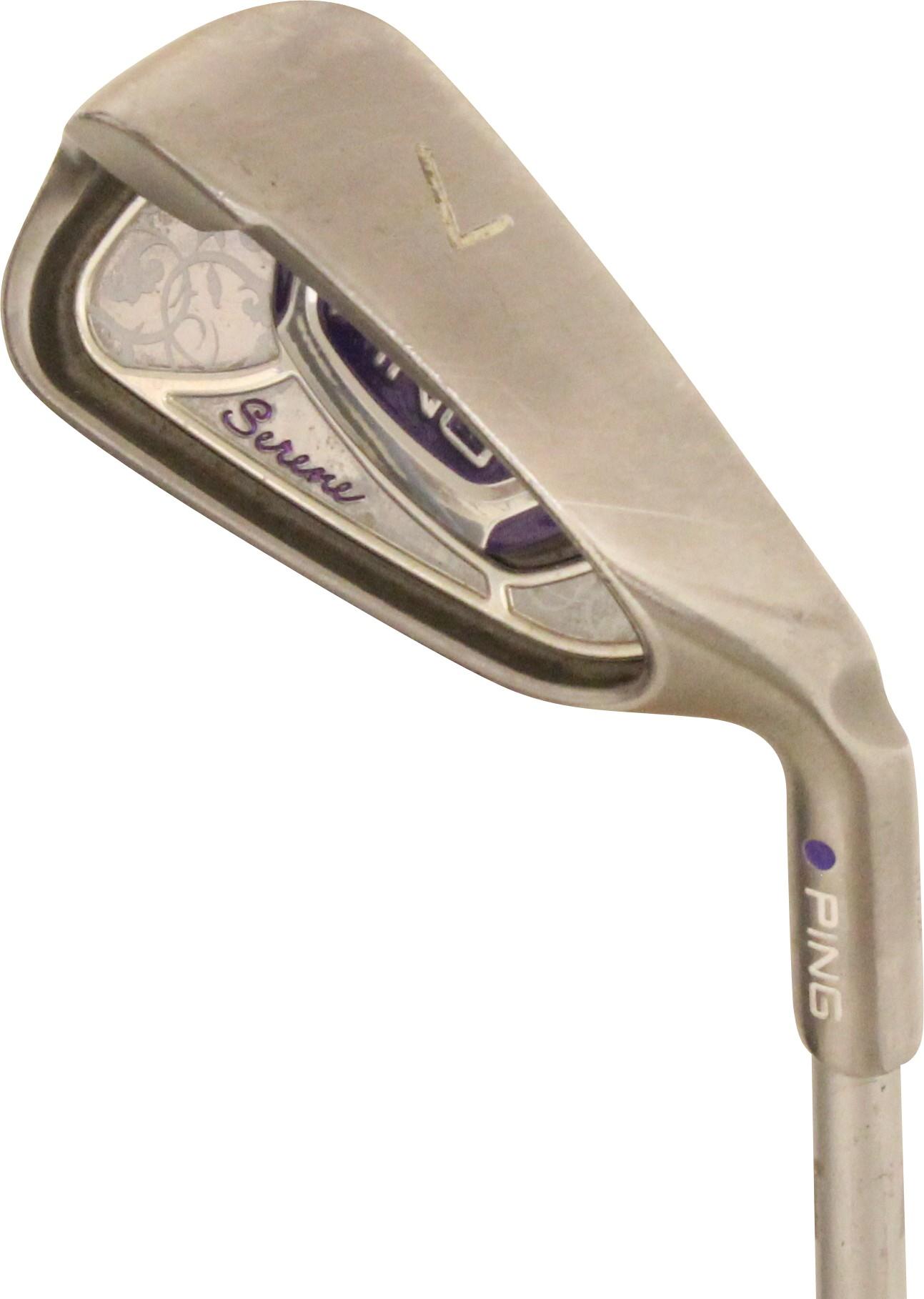 Ping Serene Iron Set Women - Ping ULT 210i Shaft - 7 - Right Handed - Ladies Flex - 1* flat Length - 1* flat Lie Angle - Woman - Acceptable