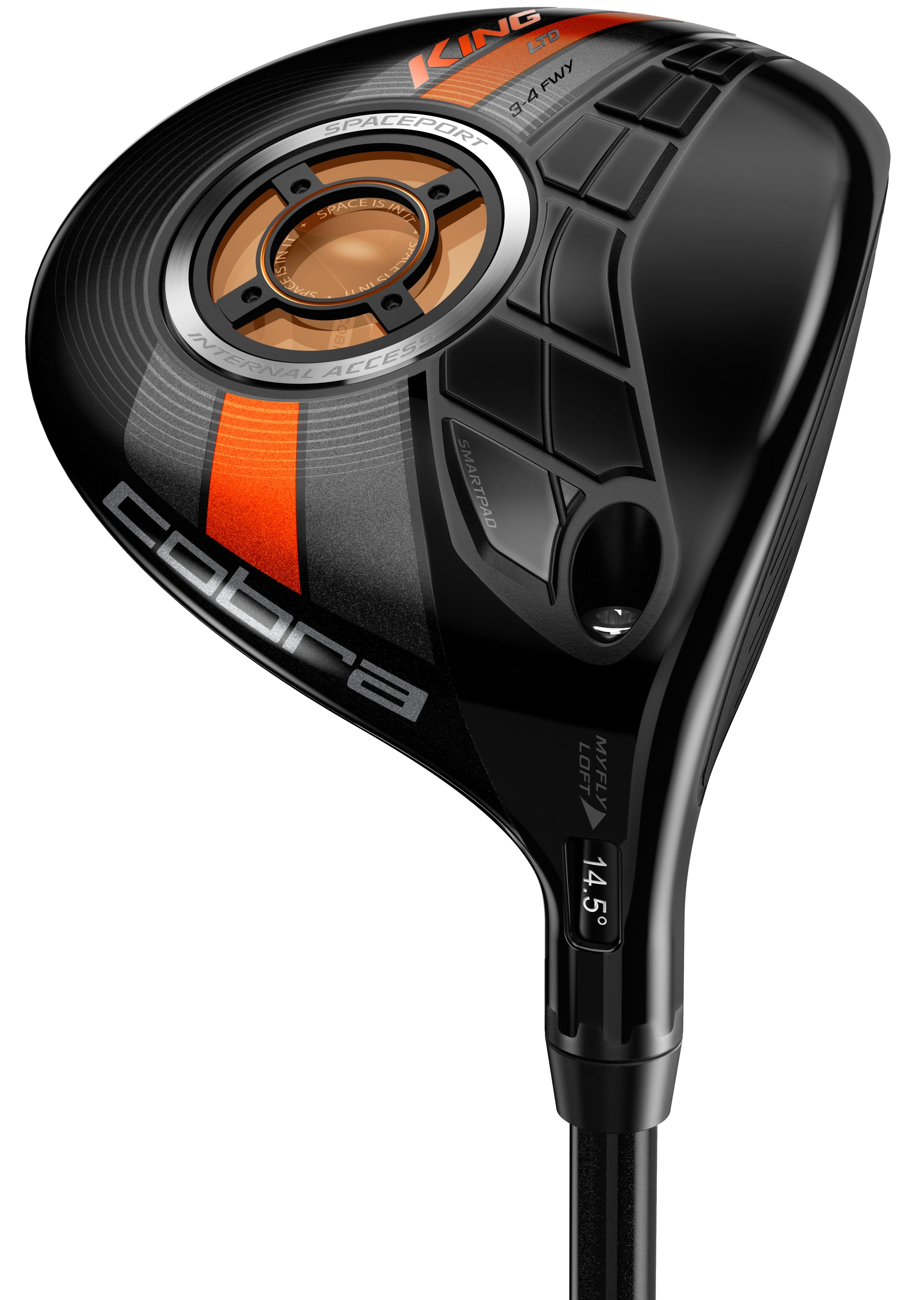 Cobra King LTD Fairway Wood - Aldila Tour Green 75 Shaft - 3 - Left Handed - Extra Stiff Flex - Standard Length - Adjustable Loft - Standard Lie Angle - Men - Acceptable