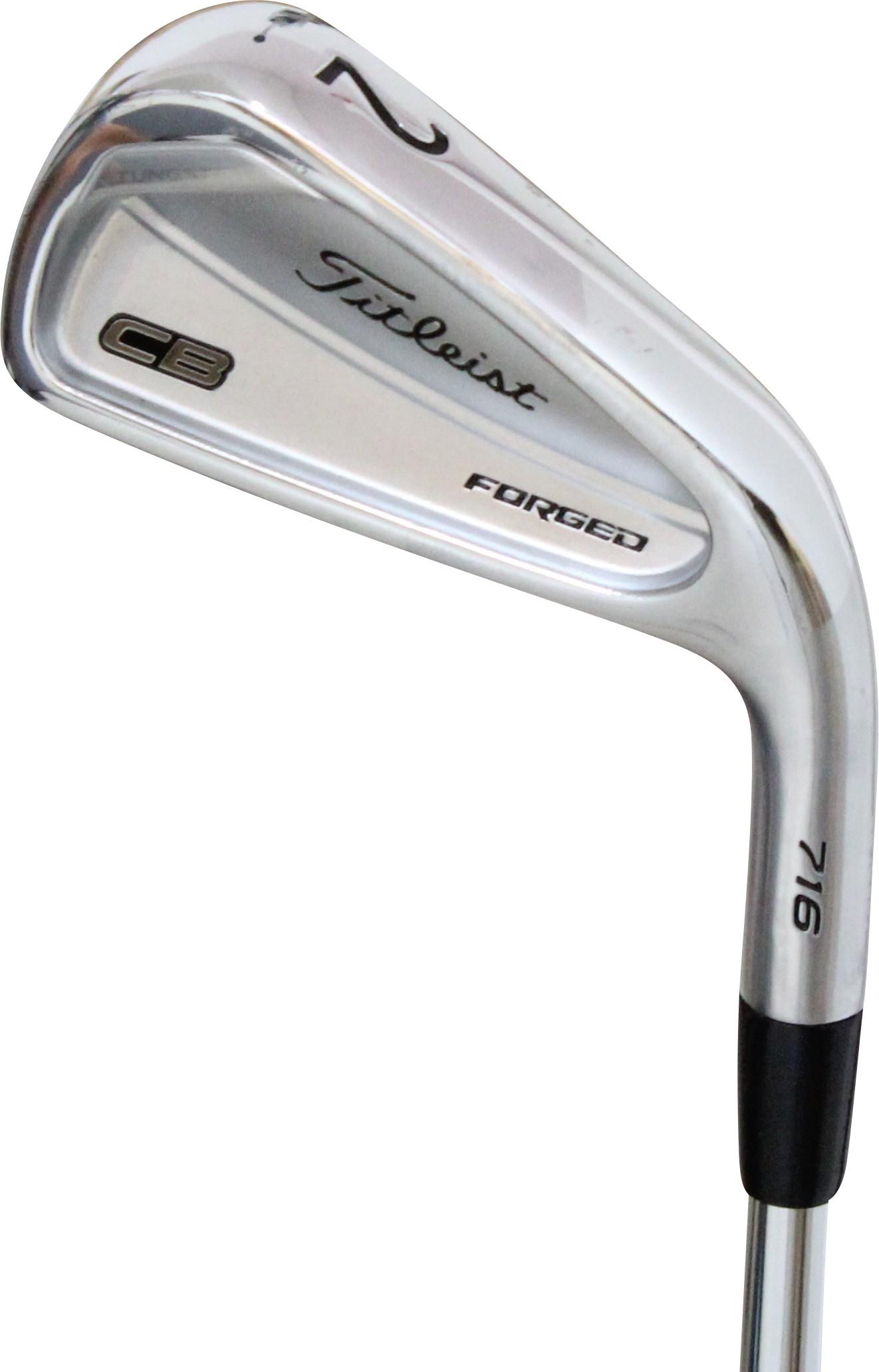 Titleist CB 716 Forged Iron - FST KBS Tour C-Taper 130 Shaft - 5 - Right Handed - Extra Stiff Flex - Standard Length - Standard Lie Angle - Men - Good