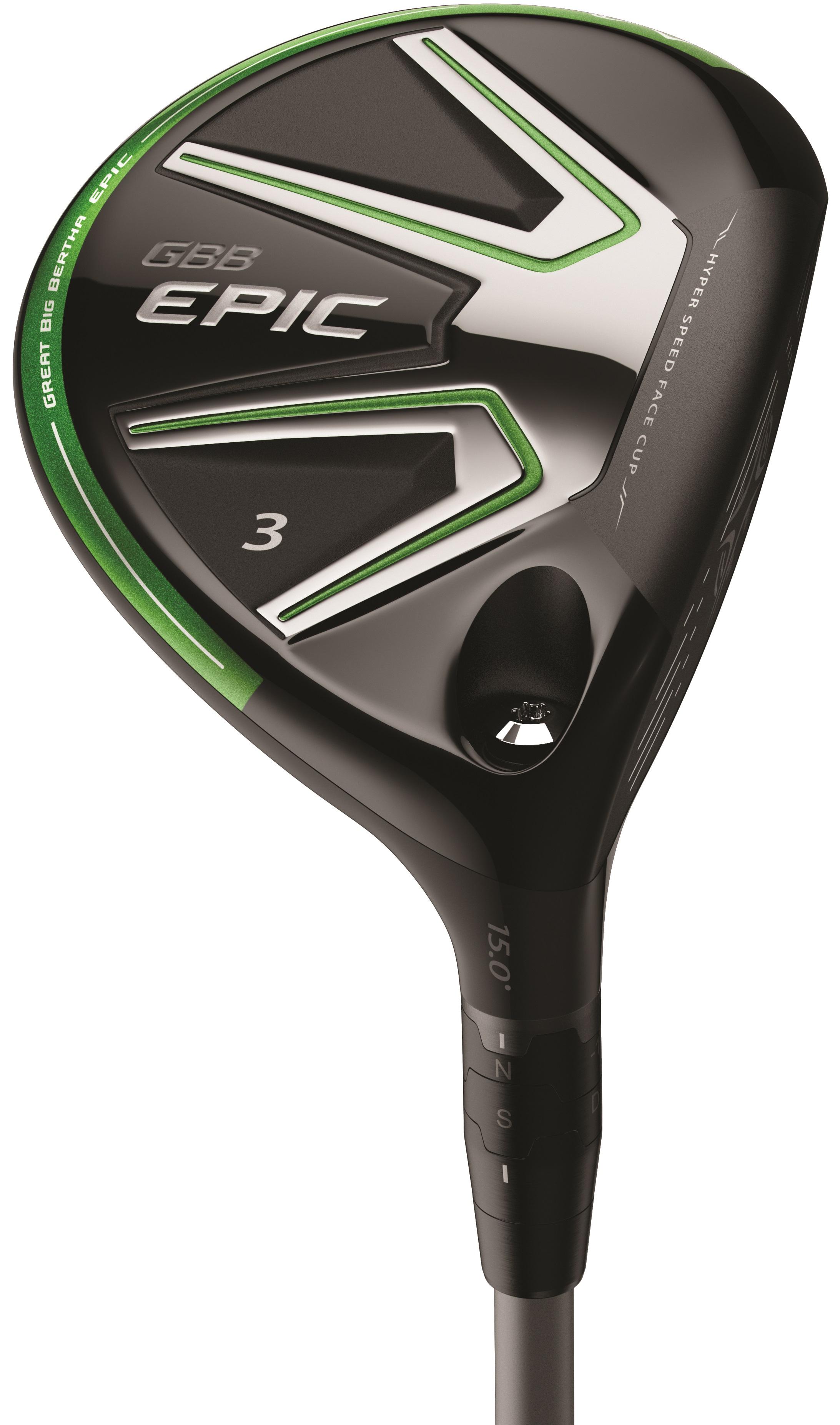 Callaway Great Big Bertha Epic Fairway Wood Women - Mitsubishi Rayon Diamana M+ Green 50 Shaft - 5 Wood - Right Handed - Ladies Flex - Standard Length - 18 Loft - Standard Lie Angle - Woman - Acceptable
