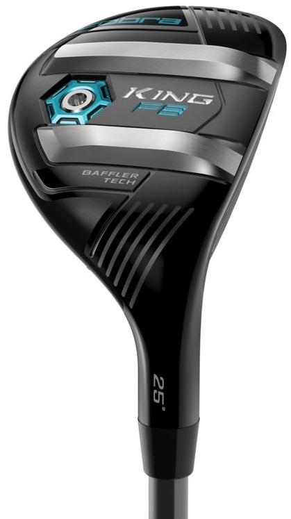 Cobra King F8 Black Hybrid Women - Aldila Rogue Pro 60 Shaft - 5H - Right Handed - Ladies Flex - Standard Length - 25 Loft - Standard Lie Angle - Woman - Good