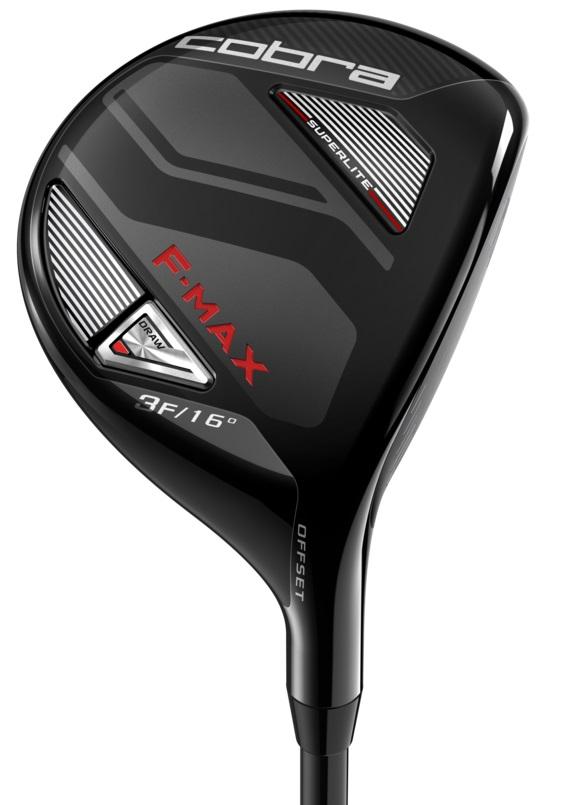 Cobra F-Max SuperLite Offset Fairway Wood - Cobra Superlite 55 Shaft - 3 Wood - Left Handed - Stiff Flex - Standard Length - 16 Loft - Standard Lie Angle - Men - Acceptable
