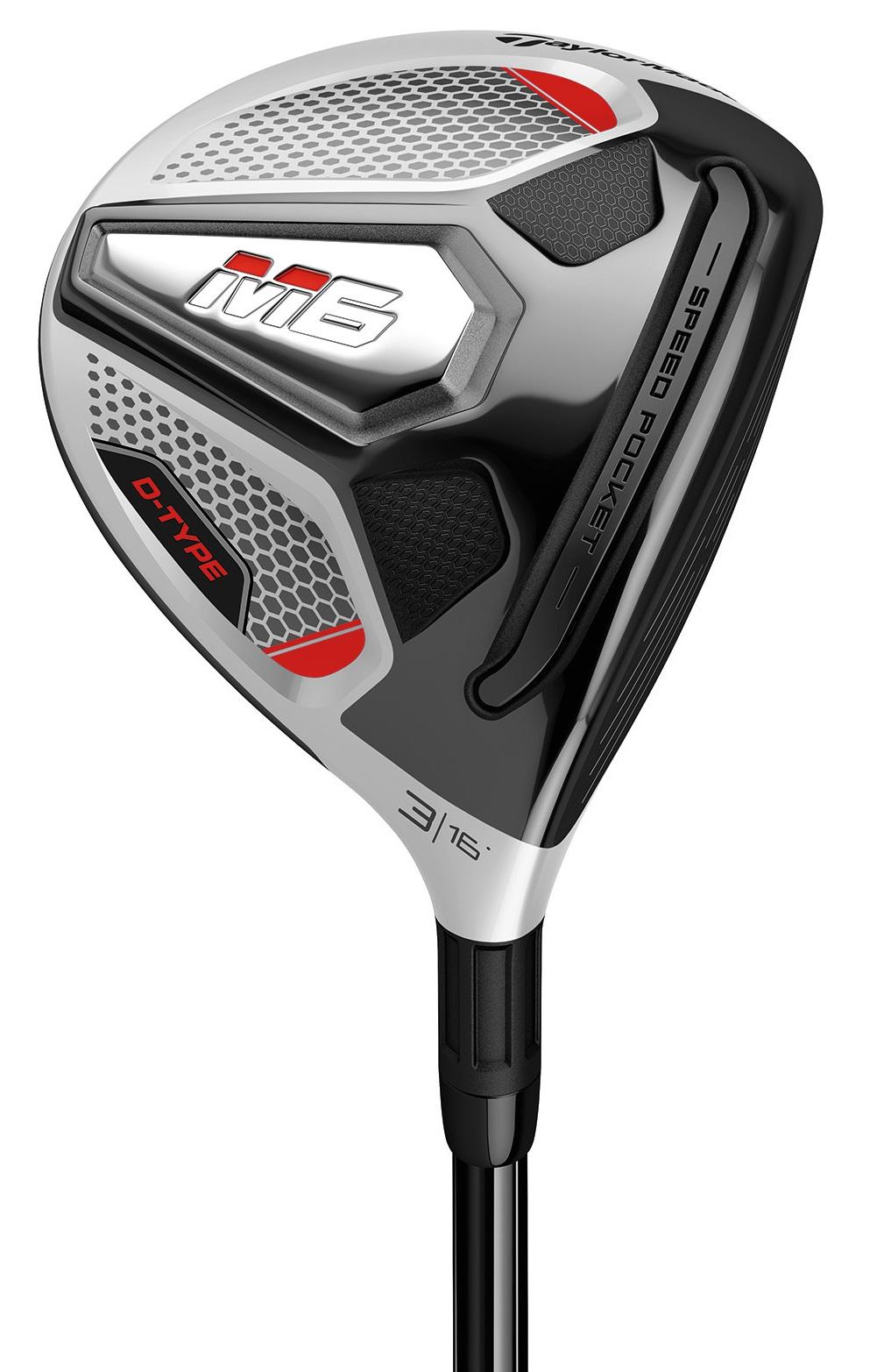 TaylorMade M6 D-Type Fairway Wood - Project X Even Flow Max Carry 50 Shaft - 3 Wood - Left Handed - Stiff Flex - Standard Length - 16 Loft - Standard Lie Angle - Men - Acceptable