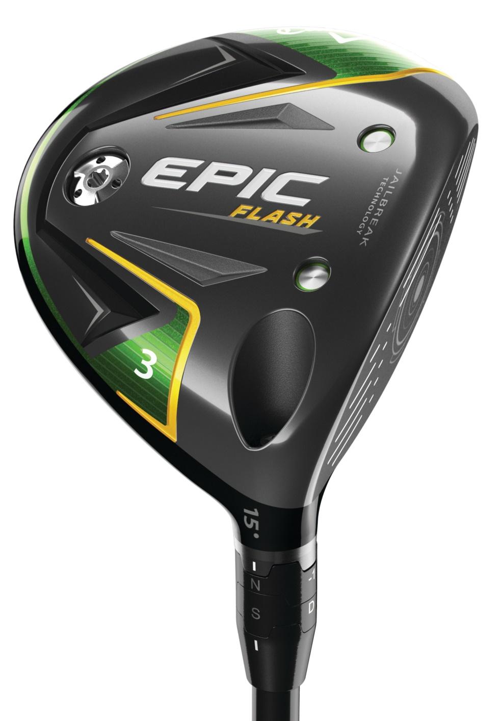 Callaway Epic Flash Fairway Wood - Project X Even Flow Green 65 Shaft - 3 Wood - Left Handed - Stiff Flex - Standard Length - 15 Loft - Standard Lie Angle - Men - Acceptable