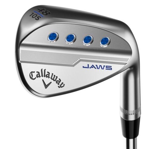 Callaway MD5 JAWS Chrome S Grind Wedge - True Temper Dynamic Gold Tour Issue 115 Jaws Blue Shaft - Sand Wedge - Left Handed - Wedgeflex Flex - Standard Length - 56 Loft - Standard Lie Angle - Men - Acceptable