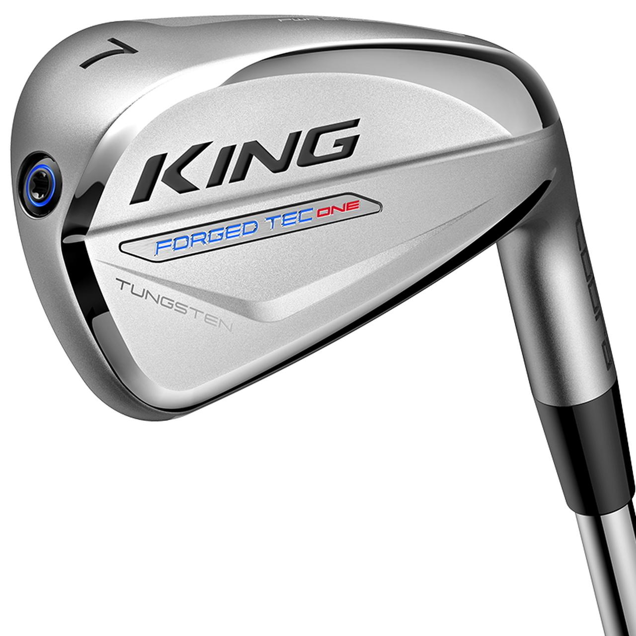 Cobra King Forged TEC One Length 2020 Iron Set - Aldila Rogue Pro One Length 65 Shaft - 4 - Left Handed - Regular Flex - Standard Length - Standard Lie Angle - Men - Premium