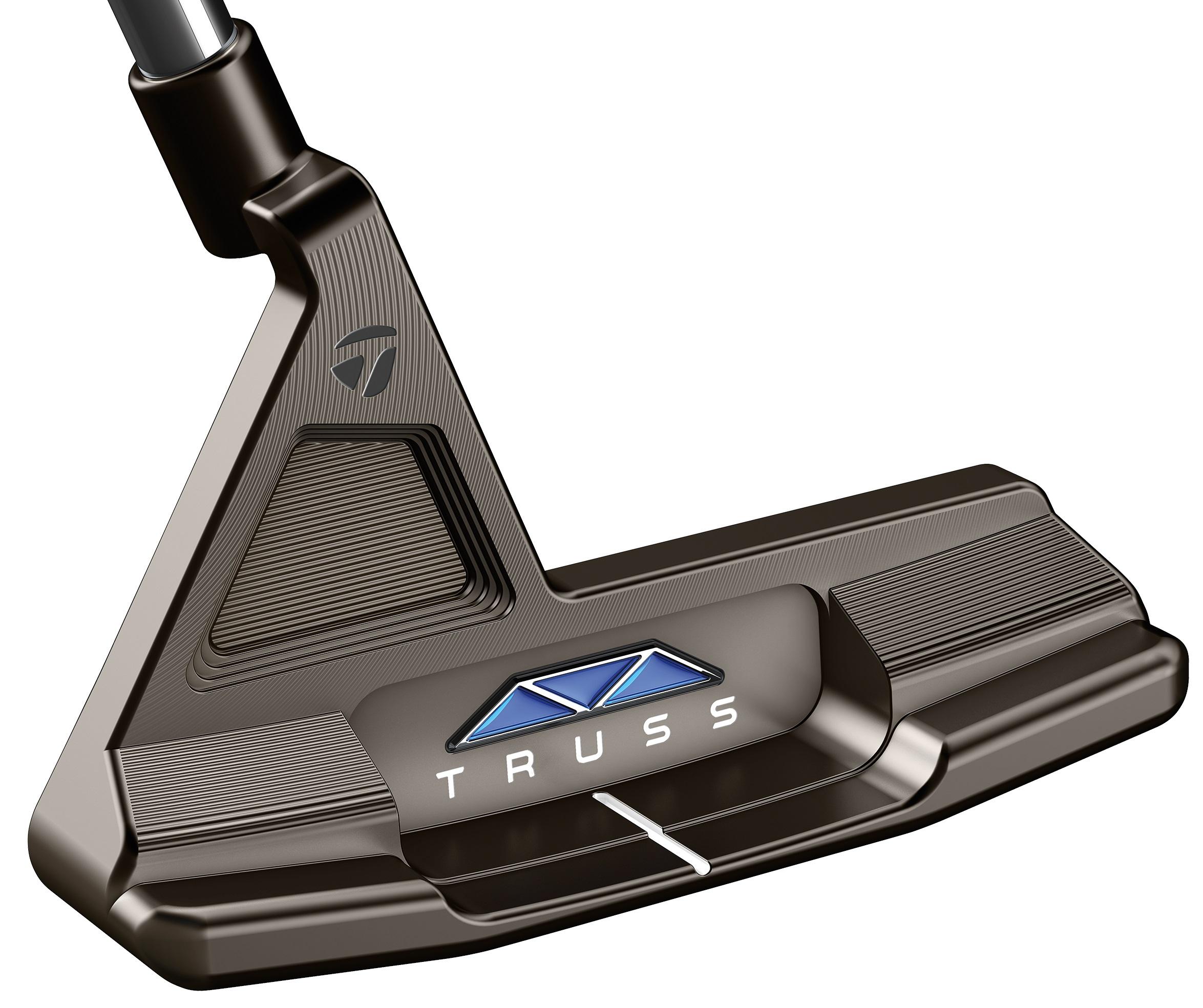 TaylorMade TRUSS TB1 Heel Putter - FST KBS CT Tour Putter Shaft - Standard - Left Handed - Putterflex Flex - Standard Length - Standard Lie Angle - Men - Excellent