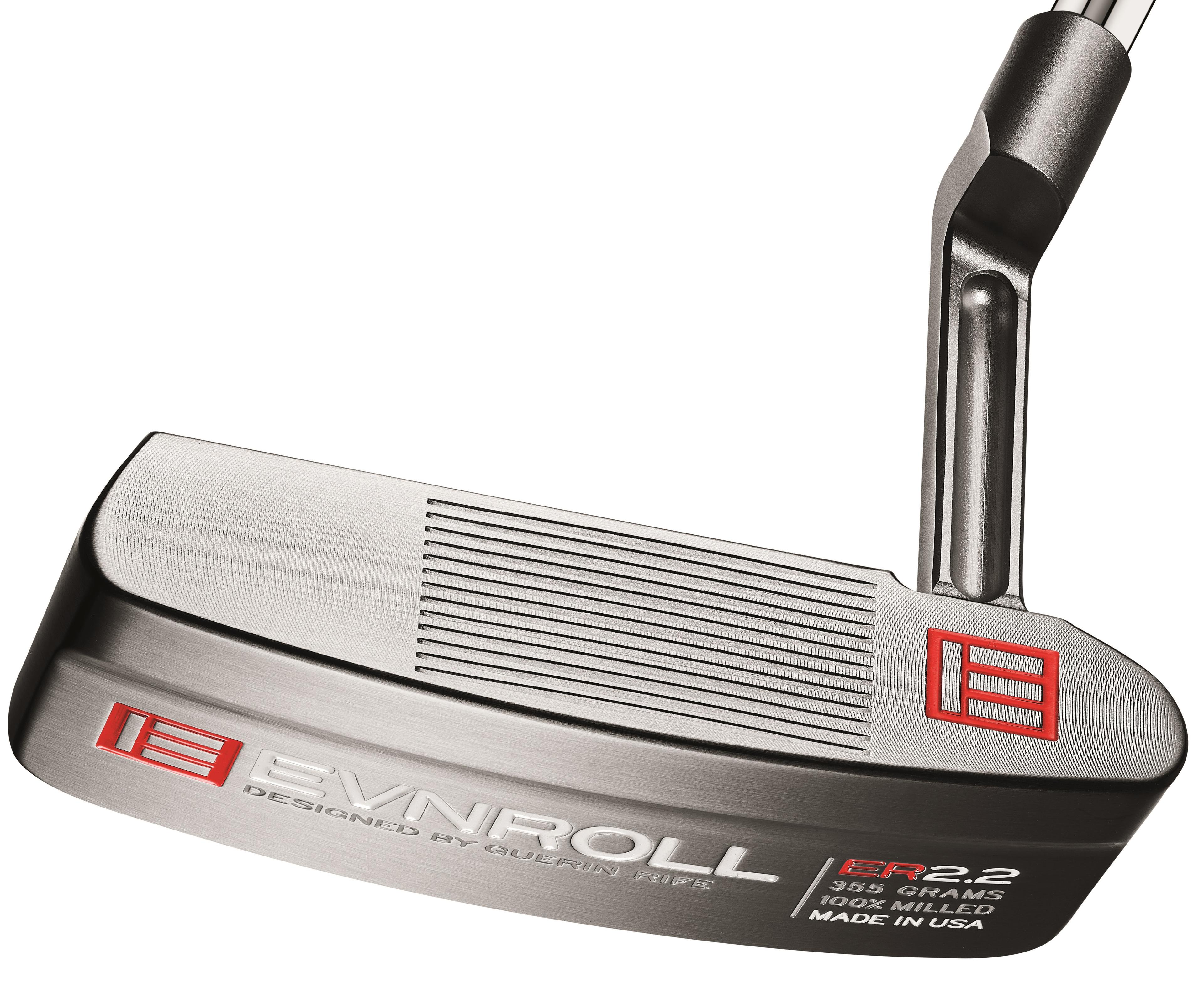 Evnroll ER2.2 Satin MidBlade Putter - FST Stepless Shaft - Standard - Right Handed - Putterflex Flex - Standard Length - Standard Lie Angle - Men - Good