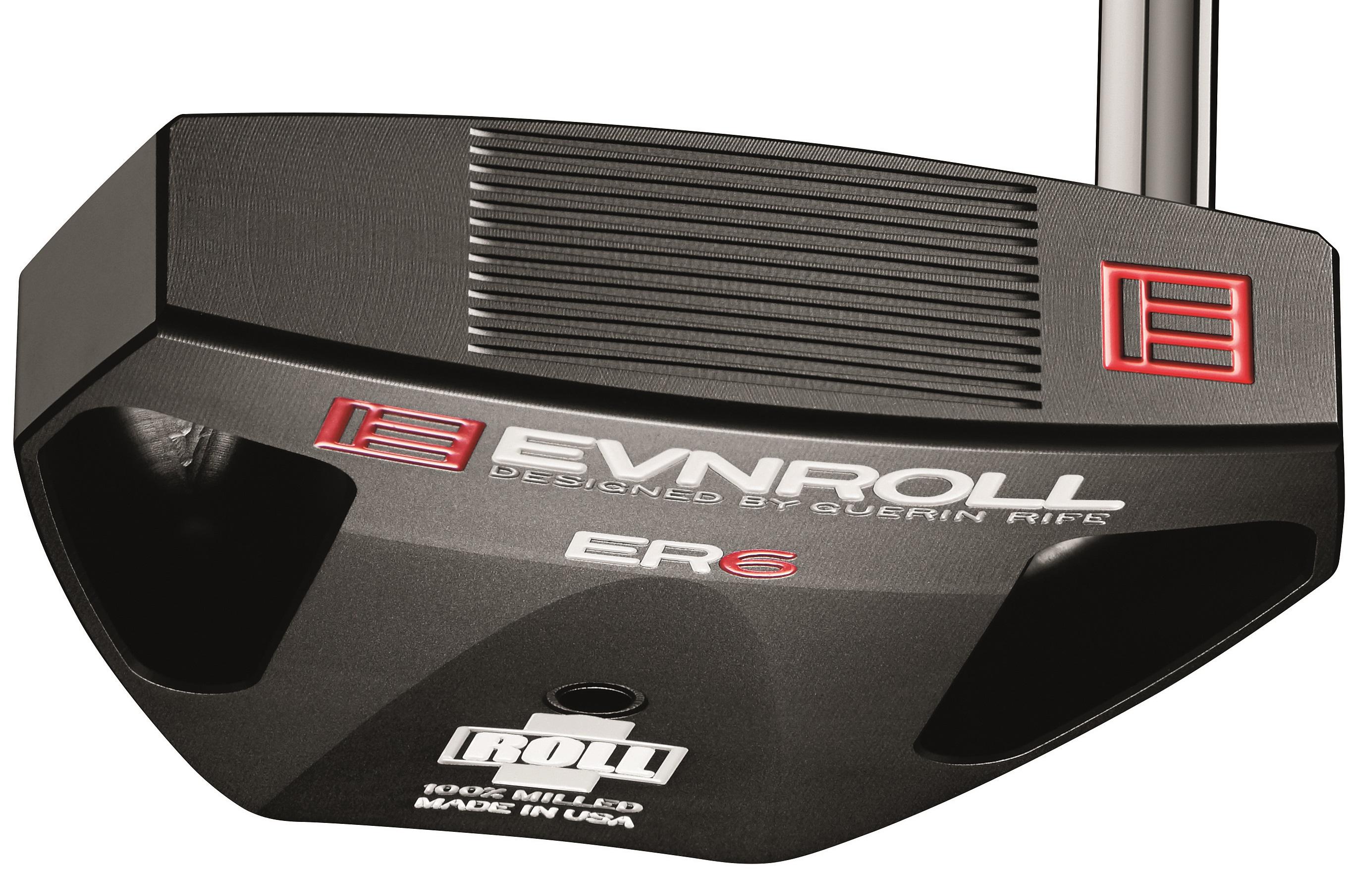 Evnroll ER6 iRoll Black Mallet Putter - No Label Shaft - Standard - Right Handed - Putterflex Flex - Standard Length - Standard Lie Angle - Men - Acceptable