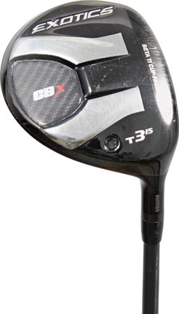 Tour Edge CBX T3 Fairway Wood - Golf Club - 3 Wood - 15° Loft - Stiff Flex - True Temper HZRDUS Smoke Yellow 60 Shaft - Men