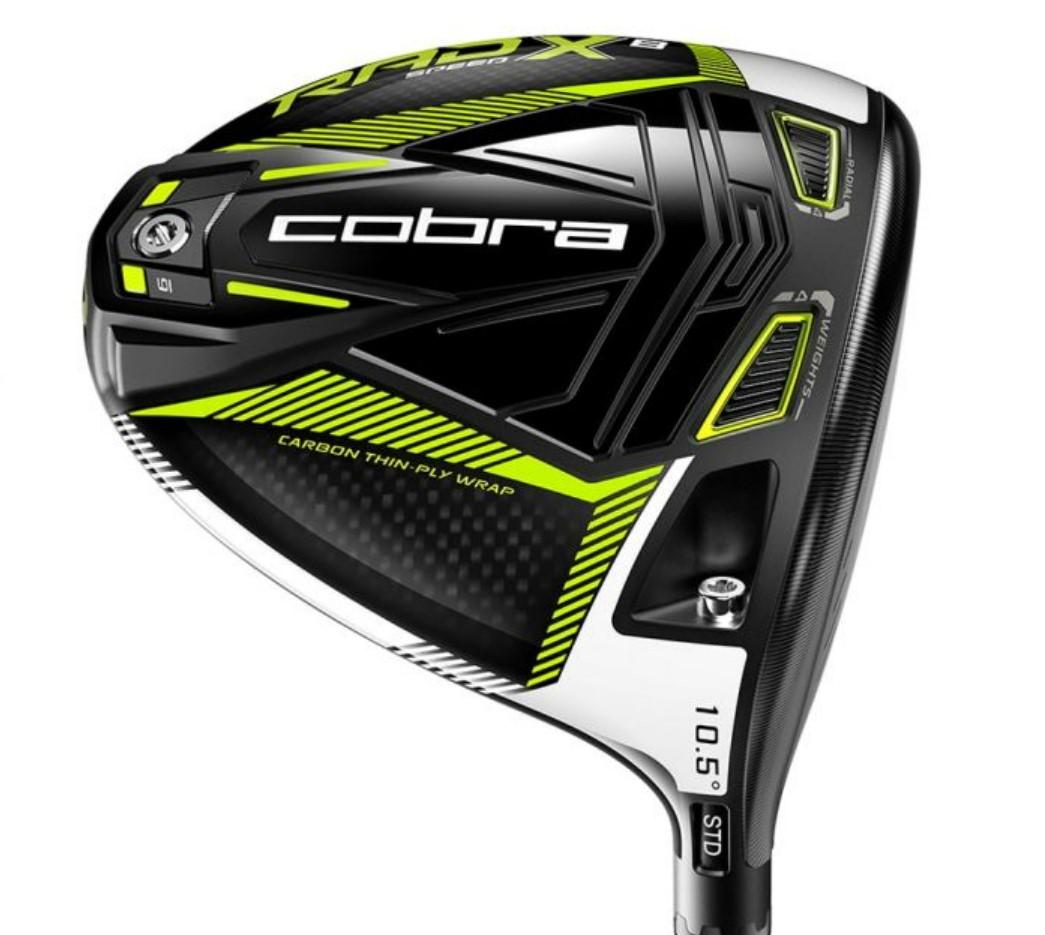 Cobra RADSpeed Turbo Yellow Driver - Project X HZRDUS RDX Blue 60 Shaft - Right Handed - Extra Stiff Flex - Standard Length - 9 Loft - Standard Lie Angle - Men - Excellent