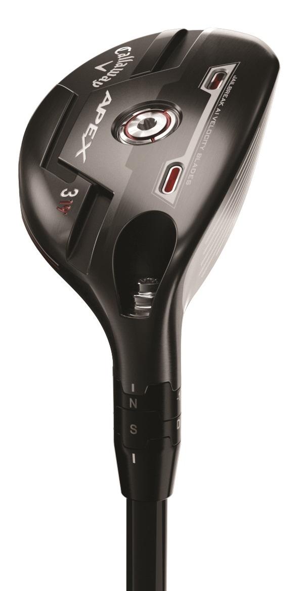 Callaway Apex 21 Hybrid - UST Mamiya Recoil Dart 70 Shaft - 4H - Left Handed - Regular Flex - Standard Length - 21 Loft - Standard Lie Angle - Men - Excellent