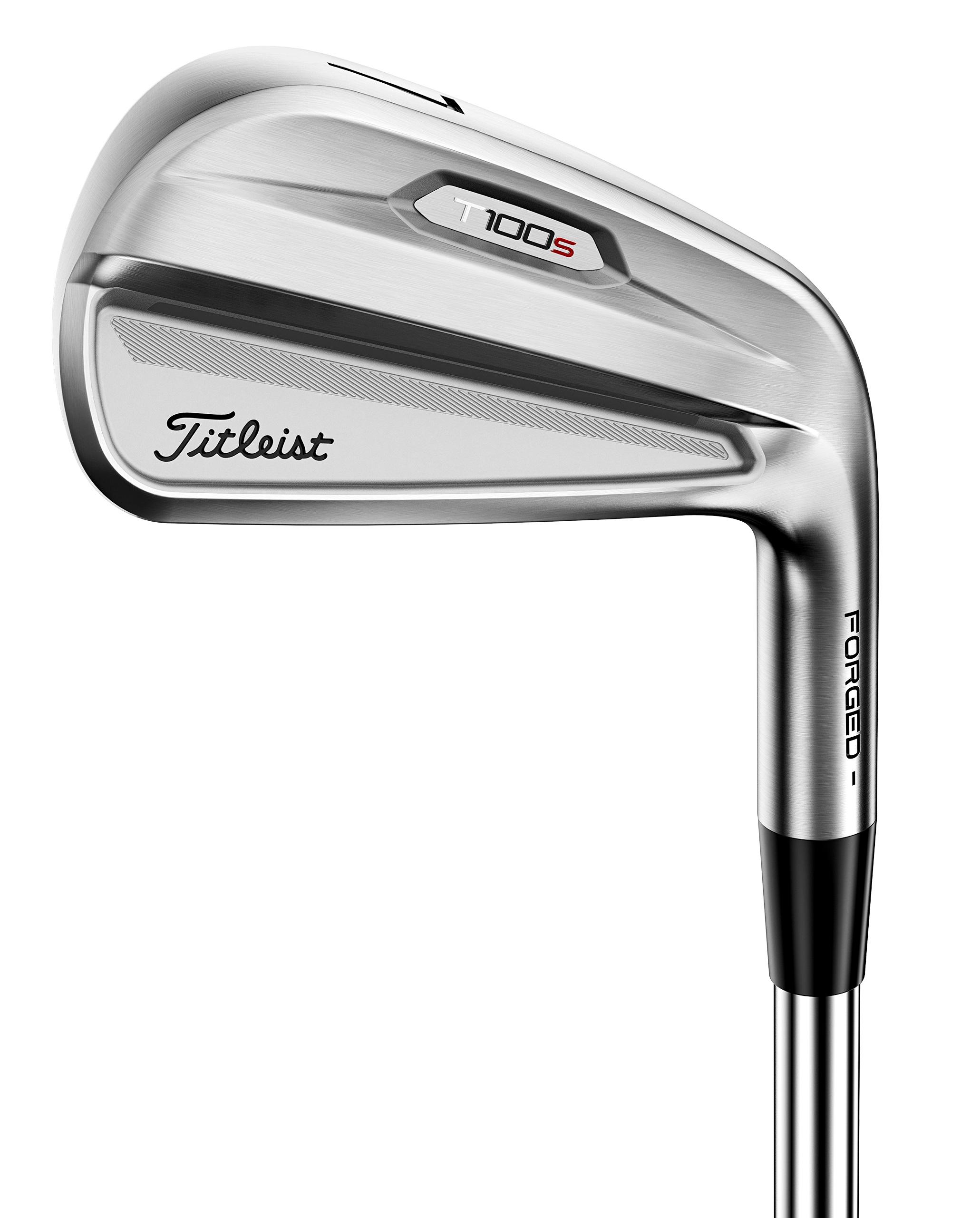 Titleist T100S 2021 Iron Set - No Label Shaft - 4-PW, GW - Right Handed - Stiff Flex - Standard Length - Standard Lie Angle - Men - Good