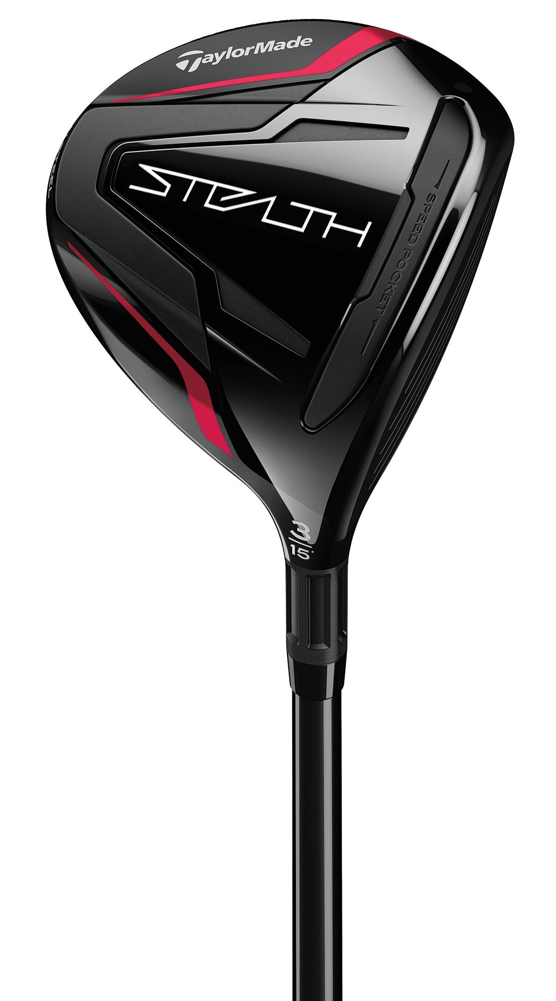 TaylorMade STEALTH Fairway Wood - Fujikura Ventus Red 6 FW Shaft - 3 Wood - Left Handed - Stiff Flex - Standard Length - 15 Loft - Standard Lie Angle - Men - Acceptable