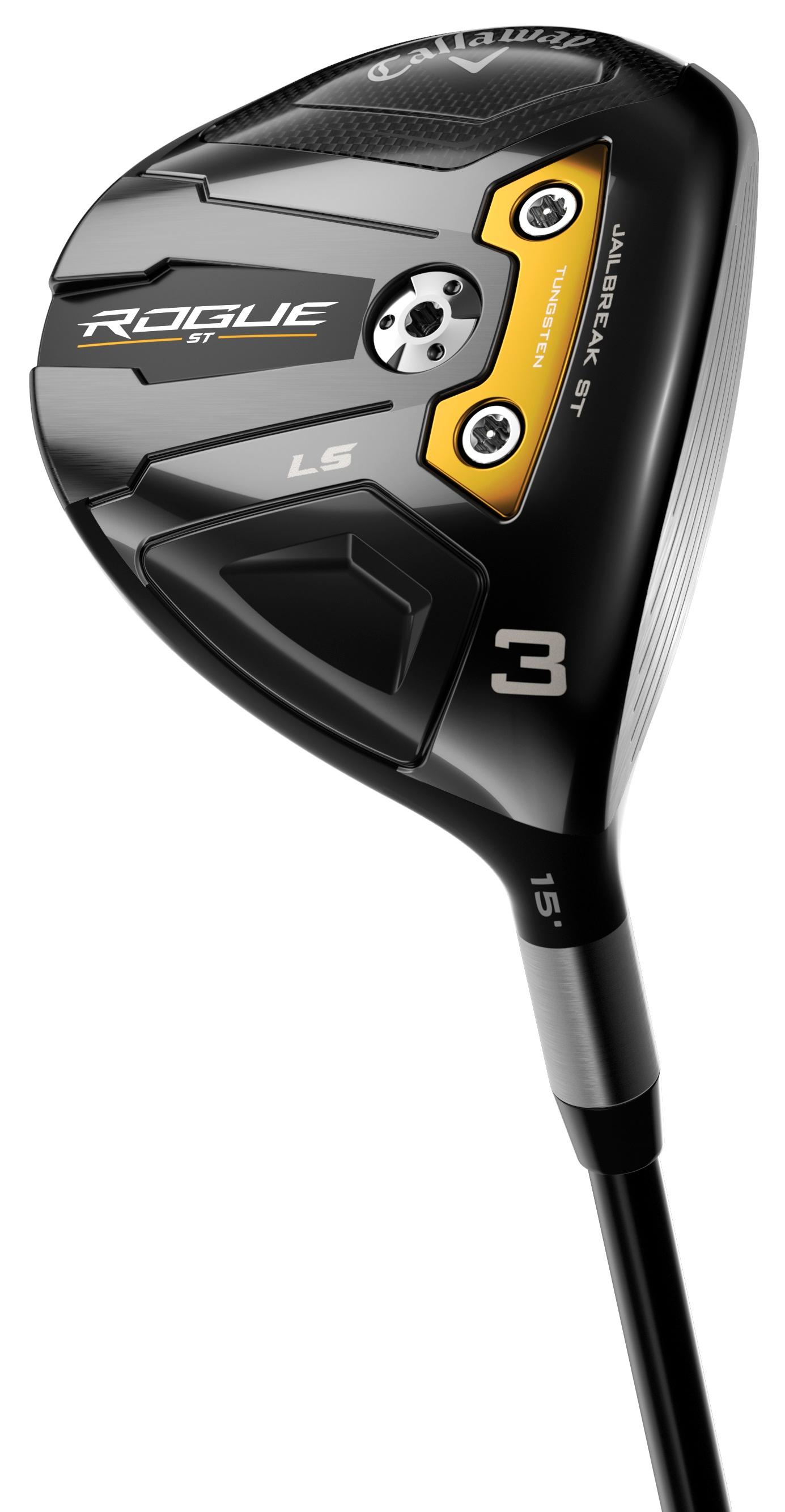 Callaway Rogue ST LS Fairway Wood - Mitsubishi Chemical Tensei AV White 75 '22 Shaft - 3 Wood - Left Handed - Stiff Flex - Standard Length - 15 Loft - Standard Lie Angle - Men - Good