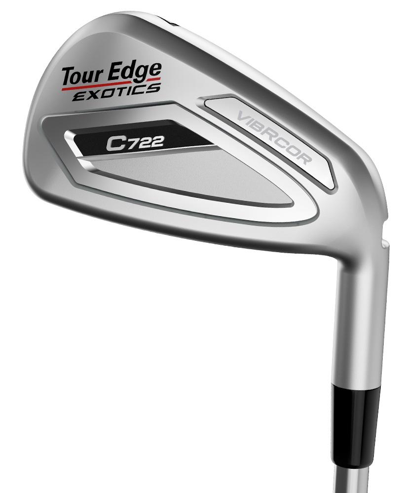Tour Edge Exotics C722 Iron Set - Project X HZRDUS Black 4G 80 HY Shaft - 4 - Right Handed - Regular Flex - Standard Length - Standard Lie Angle - Men - Good