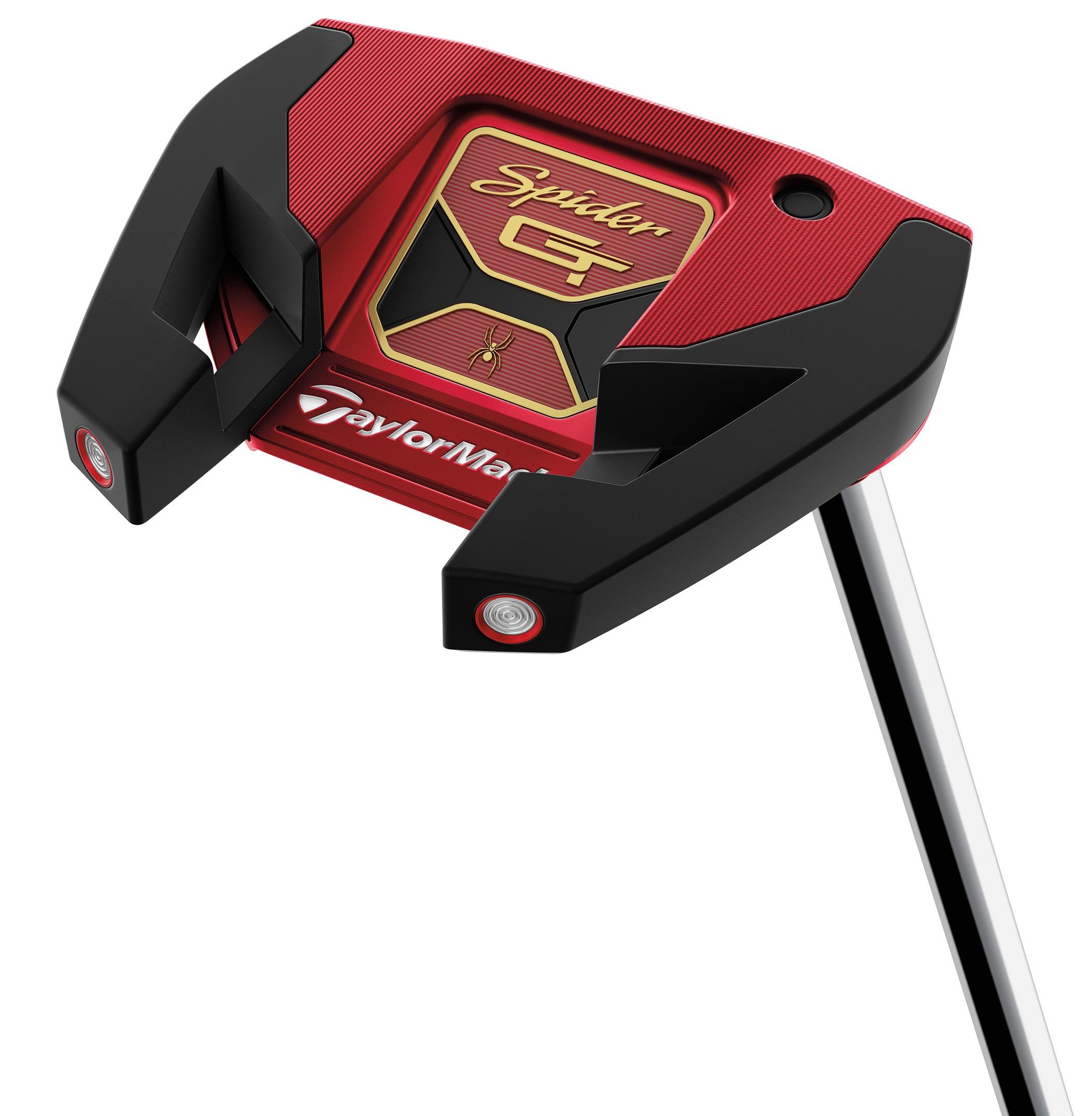 TaylorMade Spider GT Red #3 Putter - KBS Putter 120 Shaft - Standard - Left Handed - Putterflex Flex - Standard Length - Standard Lie Angle - Men - Premium