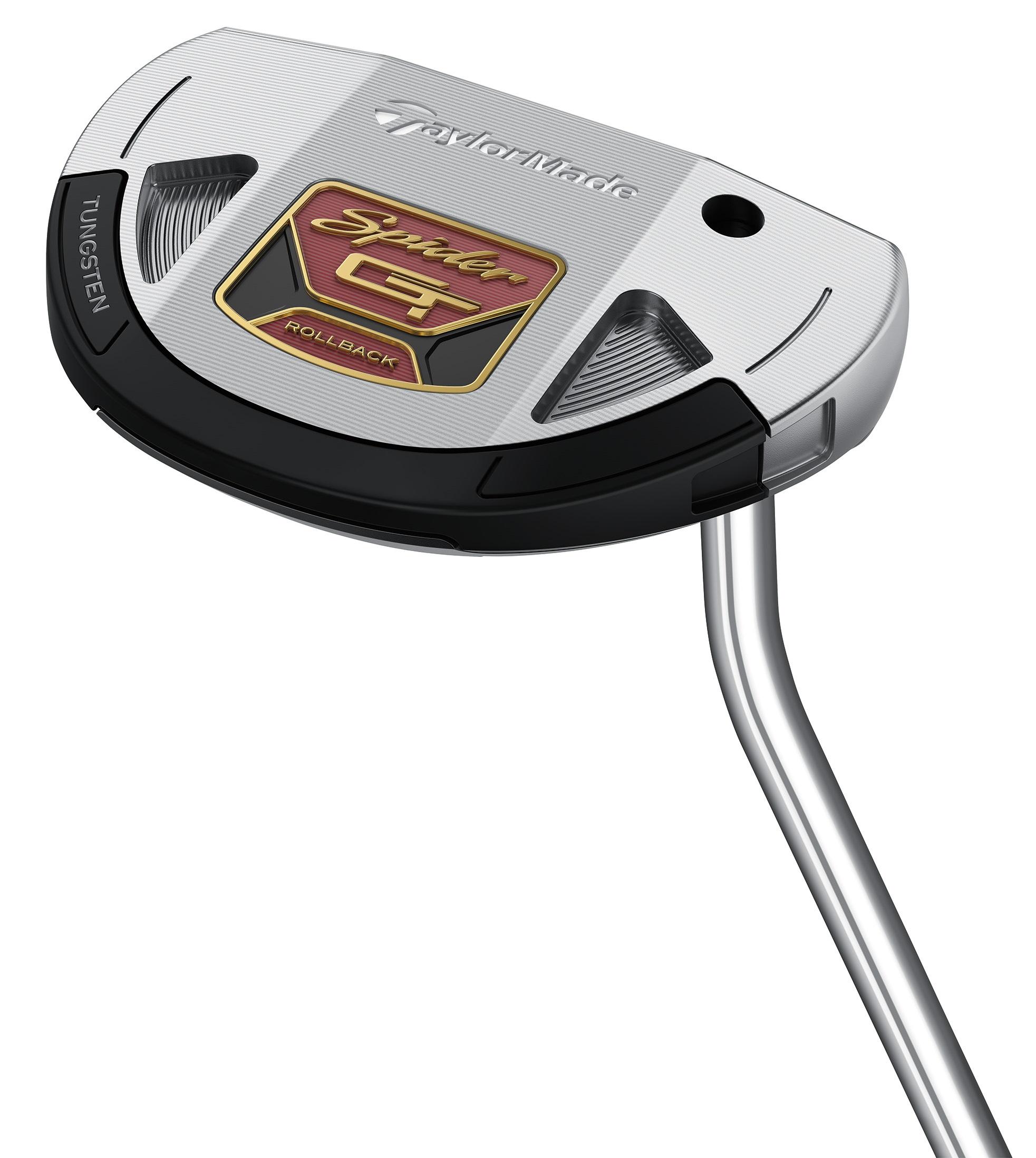 TaylorMade Spider GT Rollback Silver SB Putter - TaylorMade Fluted Feel Shaft - Standard - Left Handed - Putterflex Flex - Standard Length - Standard Lie Angle - Men - Acceptable
