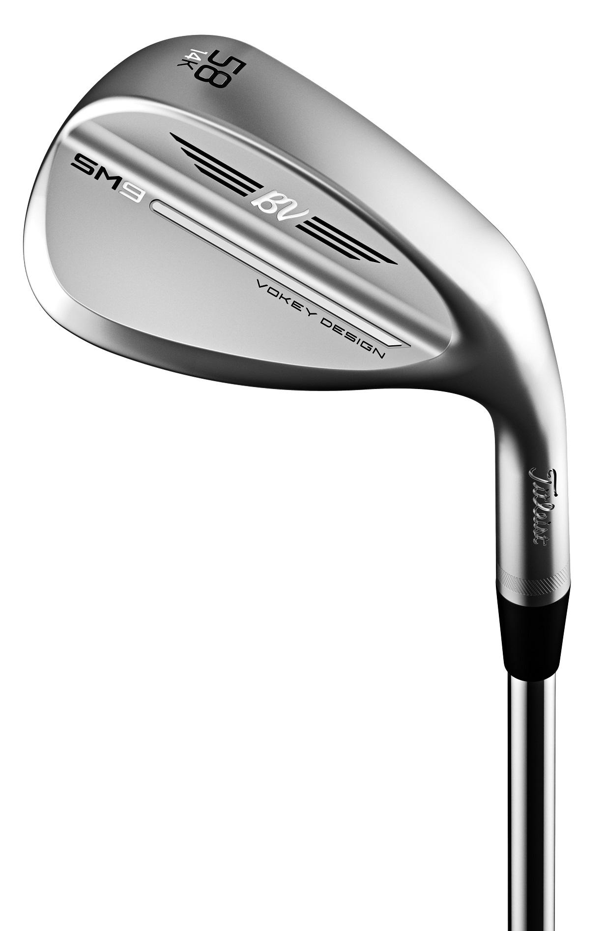 Titleist Vokey SM9 Tour Chrome K Grind Wedge - True Temper Dynamic Gold S200 Shaft - Lob Wedge - Left Handed - Wedgeflex Flex - Standard Length - 58 Loft - Standard Lie Angle - Men - Good
