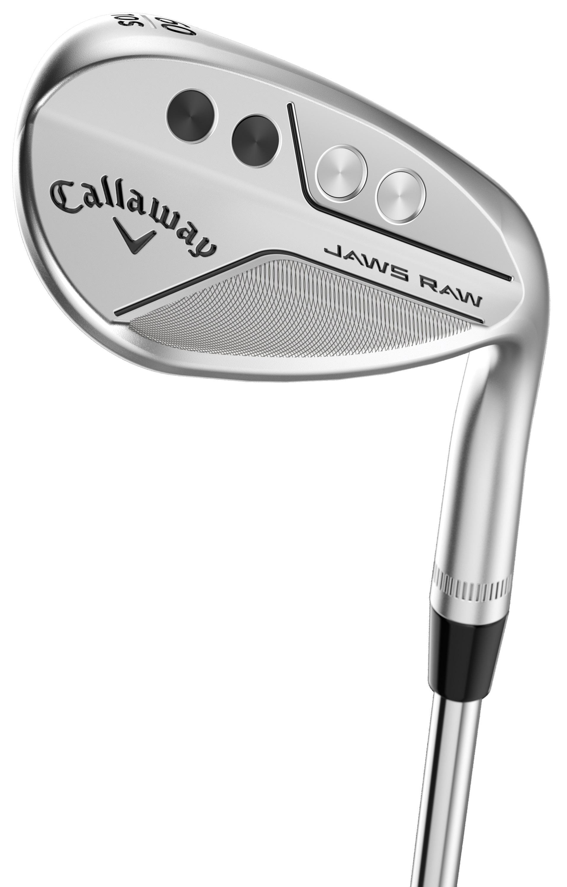 Callaway JAWS Raw Chrome S Grind Wedge - True Temper Dynamic Gold Tour Issue Spinner Shaft - Sand Wedge - Left Handed - Wedgeflex Flex - Standard Length - 54 Loft - Standard Lie Angle - Men - Acceptable