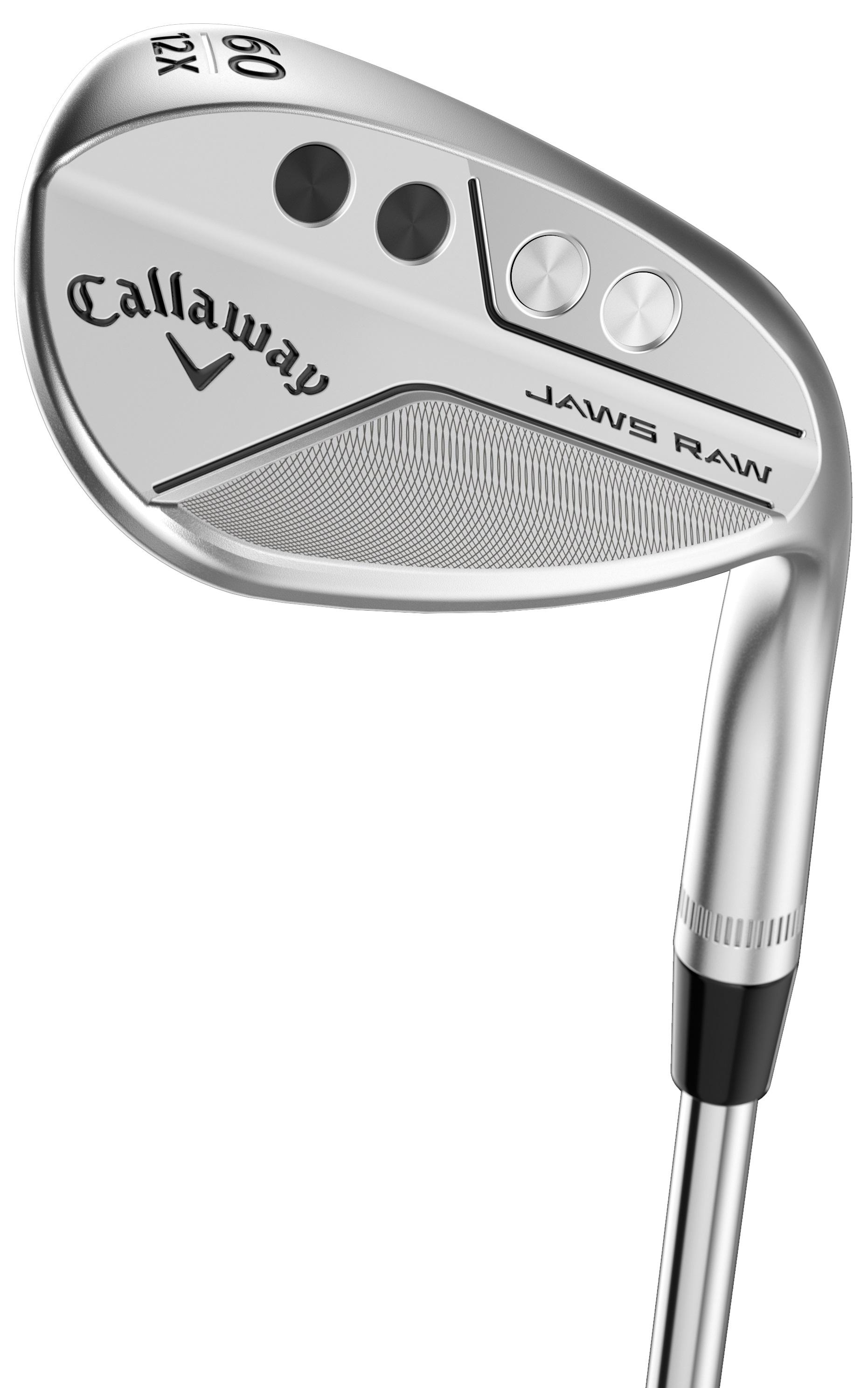 Callaway JAWS Raw Chrome X Grind Wedge - True Temper Dynamic Gold Tour Issue Spinner Shaft - Lob Wedge - Left Handed - Wedgeflex Flex - 2* upright Length - 58 Loft - 2* upright Lie Angle - Men - Good