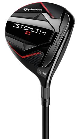 TaylorMade STEALTH 2 Fairway Wood - Golf Club - Left Handed - 3 Wood - 15° Loft - Stiff Flex - Fujikura Ventus TR Red 6 Shaft - Men