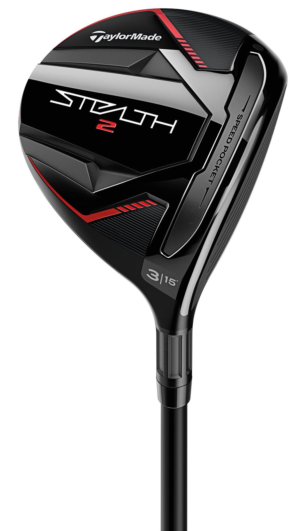 TaylorMade STEALTH 2 Fairway Wood - Fujikura Ventus TR Red 5 FW Shaft - 3 Wood - Left Handed - Regular Flex - Standard Length - 15 Loft - Standard Lie Angle - Men - Acceptable