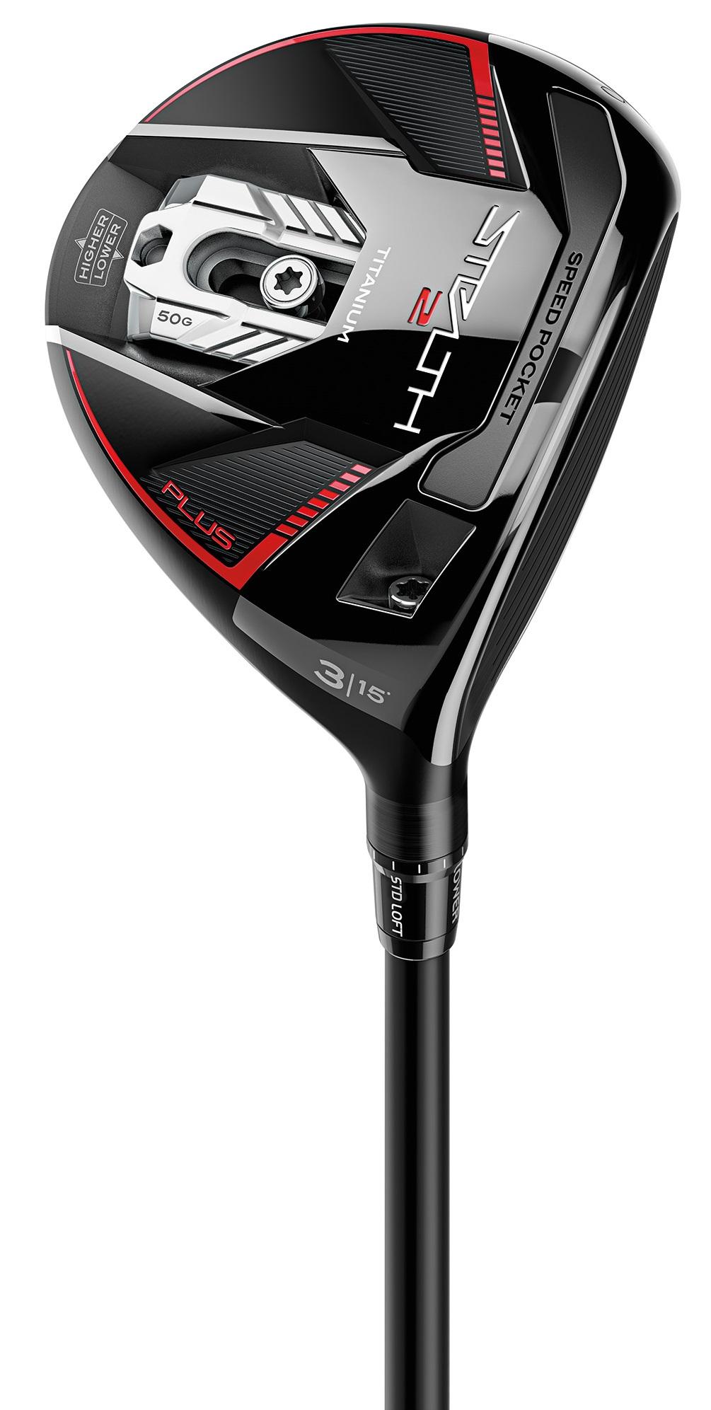 TaylorMade STEALTH 2 PLUS Fairway Wood - Fujikura Ventus TR Red 5 Shaft - 3 Wood - Left Handed - Regular Flex - Standard Length - 15 Loft - Standard Lie Angle - Men - Acceptable
