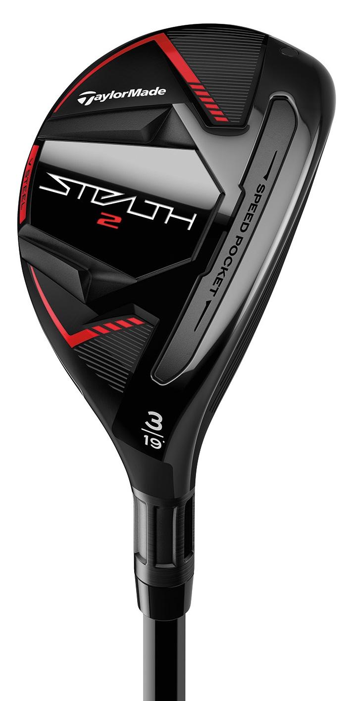 TaylorMade STEALTH 2 Rescue Hybrid - Fujikura Ventus TR Red HB 6 Shaft - 4H - Left Handed - Regular Flex - Standard Length - 22 Loft - Standard Lie Angle - Men - Good