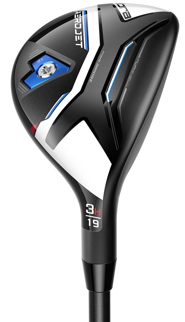 Cobra AeroJet Hybrid - FST KBS PGI 85 Shaft - 3H - Left Handed - Stiff Flex - Standard Length - 19 Loft - Standard Lie Angle - Men - Premium