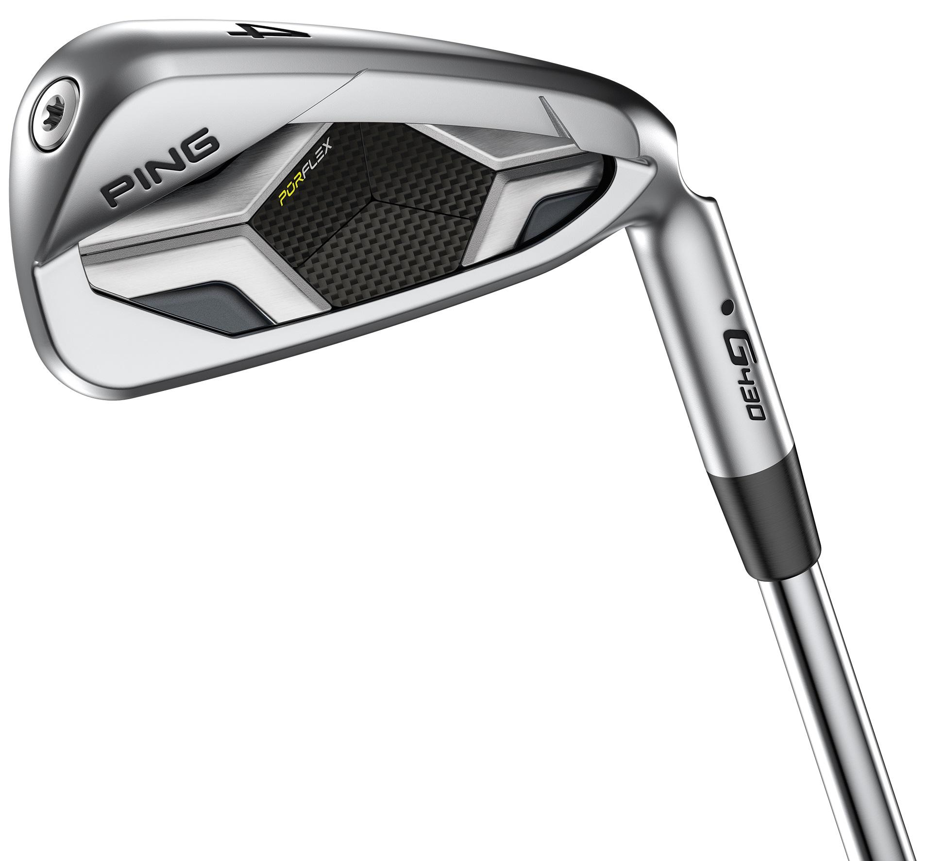 Ping G430 Iron Set - Ping AWT 2.0 Shaft - 5 - Right Handed - Stiff Flex - Standard Length - Standard Lie Angle - Men - Good