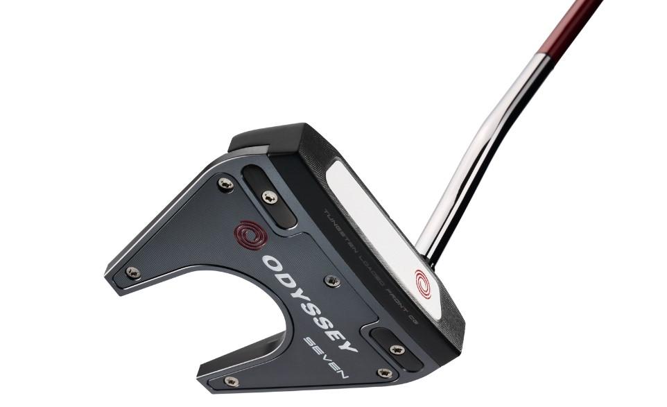 Odyssey Tri-Hot 5K Seven DB Putter - Odyssey Stroke Lab 3GEN Red Shaft - Standard - Left Handed - Putterflex Flex - Standard Length - Standard Lie Angle - Men - Good