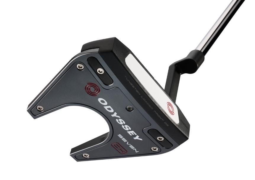 Odyssey Tri-Hot 5K Seven CH Putter - Odyssey Stroke Lab 3GEN Red Shaft - Standard - Right Handed - Putterflex Flex - Standard Length - Standard Lie Angle - Men - Excellent