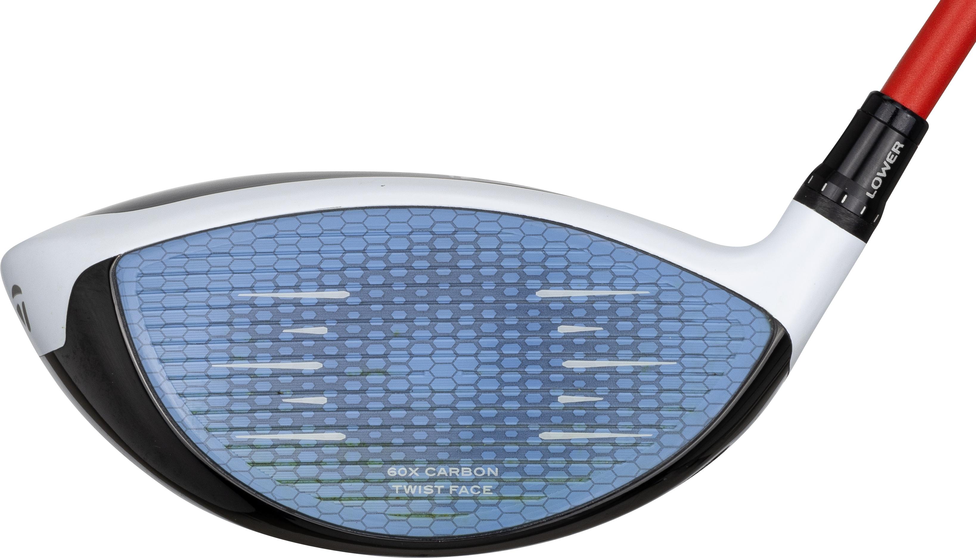 TaylorMade MyStealth 2 Plus White/Red w/Light Blue Face Driver - Golf Club - 10.5° Loft - Stiff Flex - Mitsubishi Chemical Kai'li Blue 60 Shaft - Men