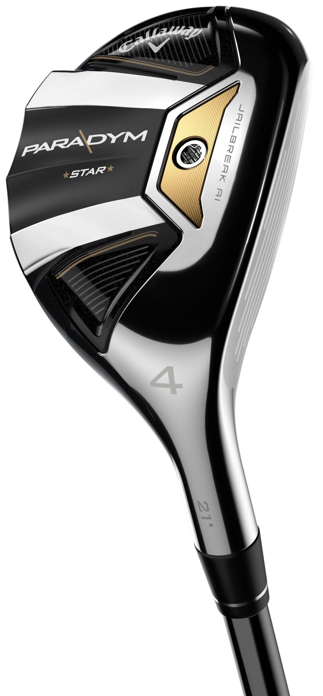 Callaway Paradym Star Hybrid - UST Mamiya Attas Speed Series 50 Shaft - 4H - Right Handed - Regular Flex - Standard Length - 21 Loft - Standard Lie Angle - Men - Excellent