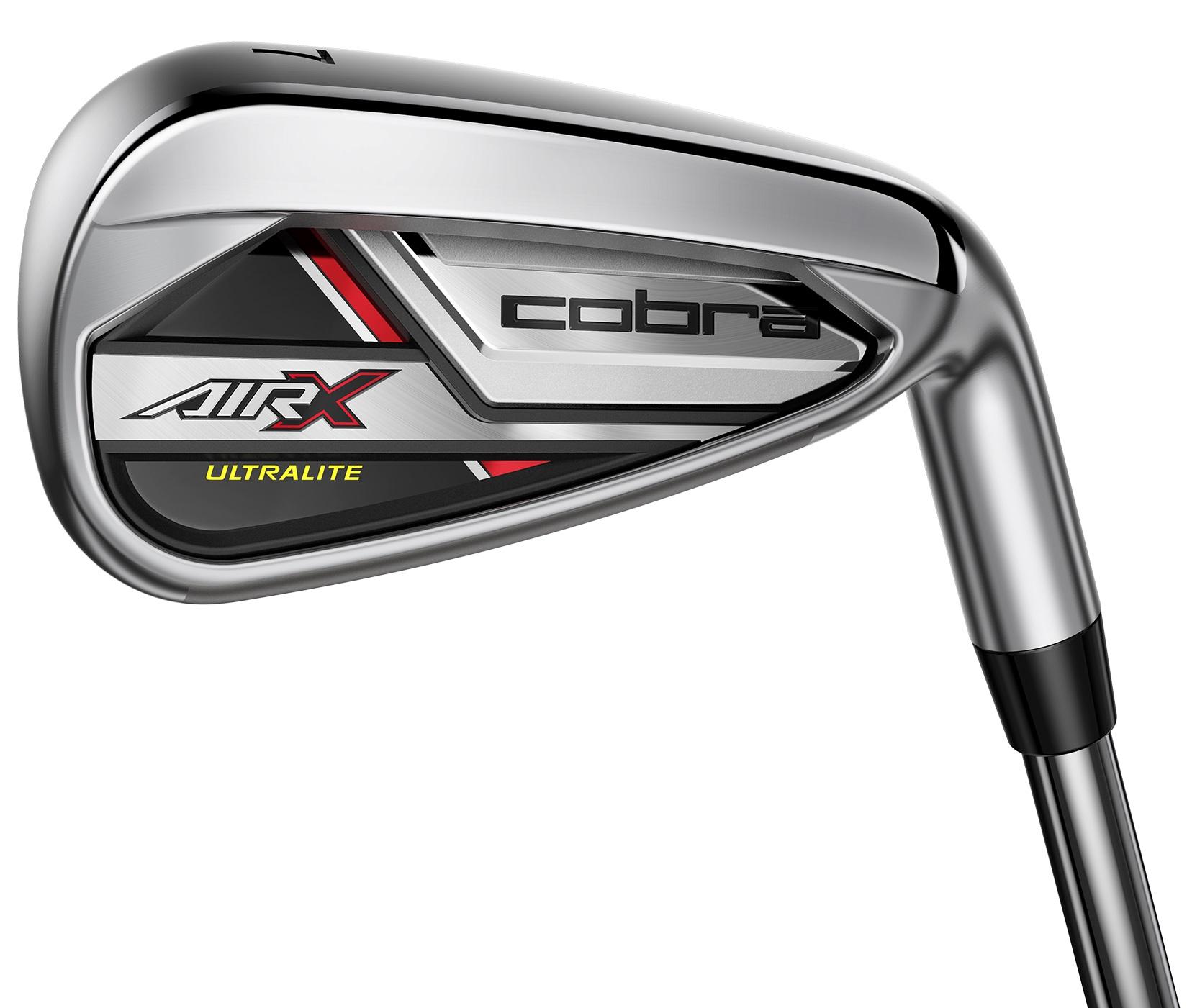 Cobra AIR X Offset Iron Set - Cobra Ultralite 50 Shaft - 5 - Right Handed - Regular Flex - Standard Length - Standard Lie Angle - Men - Good