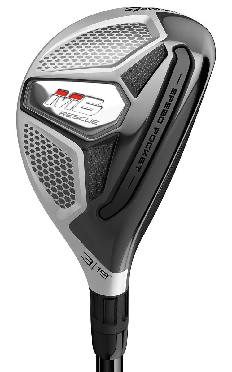 TaylorMade M6 Rescue Hybrid - Fujikura Atmos Orange 6 Shaft - 4H - Left Handed - Regular Flex - Standard Length - 22 Loft - Standard Lie Angle - Men - Acceptable