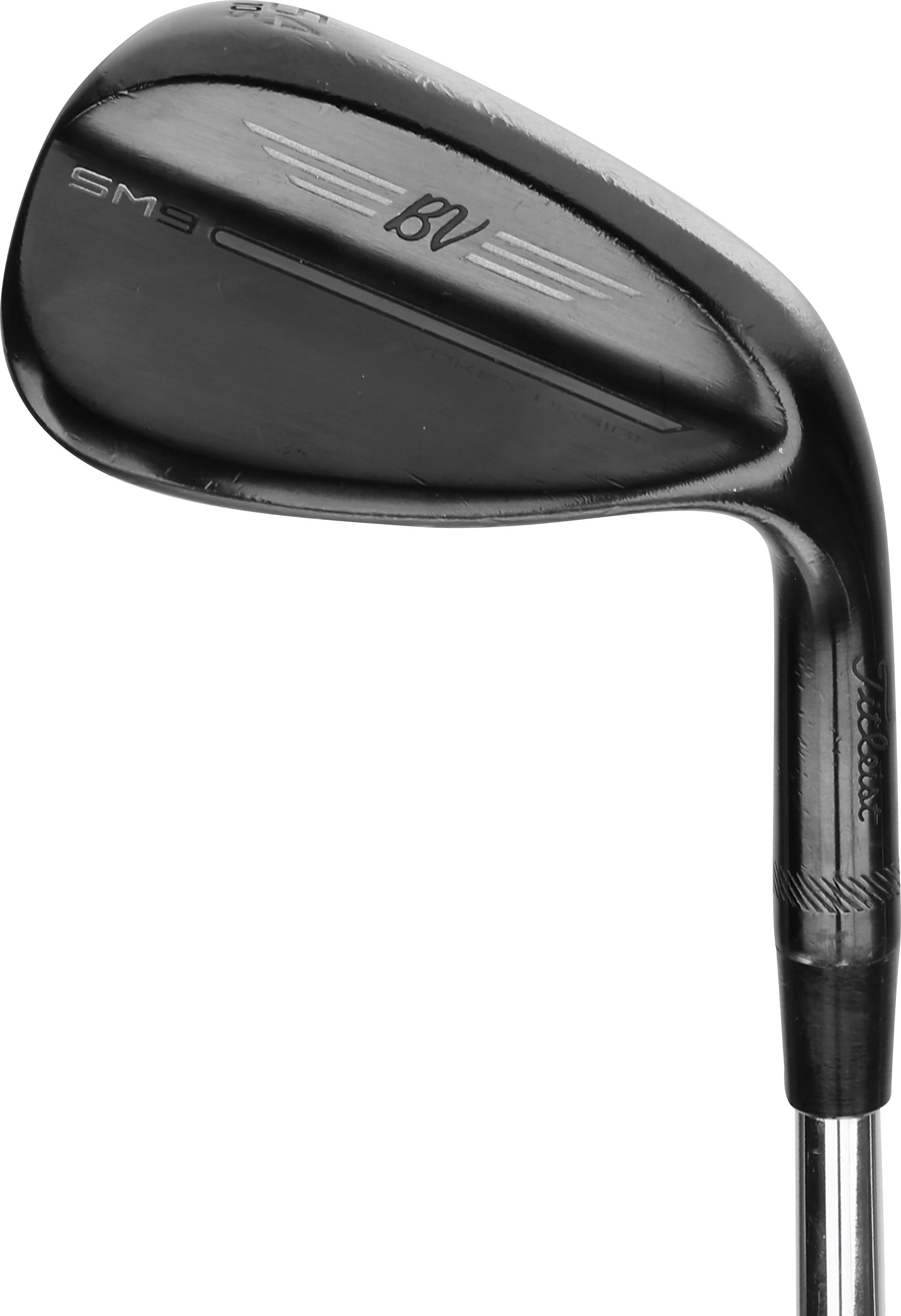 Titleist Vokey SM9 Jet Black Premium S Grind Wedge - Nippon N.S. Pro Modus3 Tour105 Shaft - Sand Wedge - Right Handed - Wedgeflex Flex - Standard Length - 54 Loft - Standard Lie Angle - Men - Acceptable