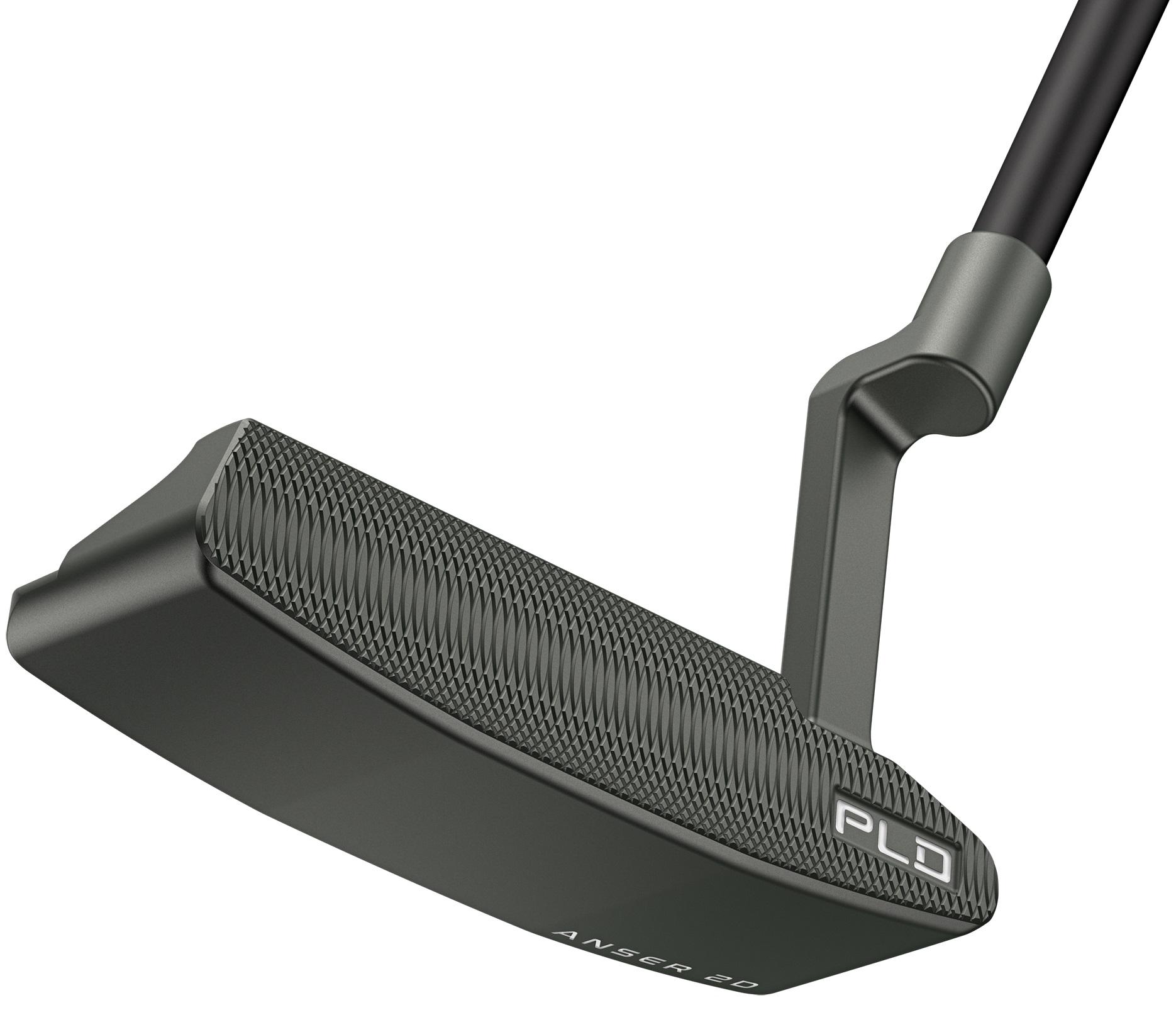 Ping PLD Milled Anser 2D Gun Metal Putter - Ping Composite Shaft - Standard - Right Handed - Putterflex Flex - Standard Length - Standard Lie Angle - Men - Excellent