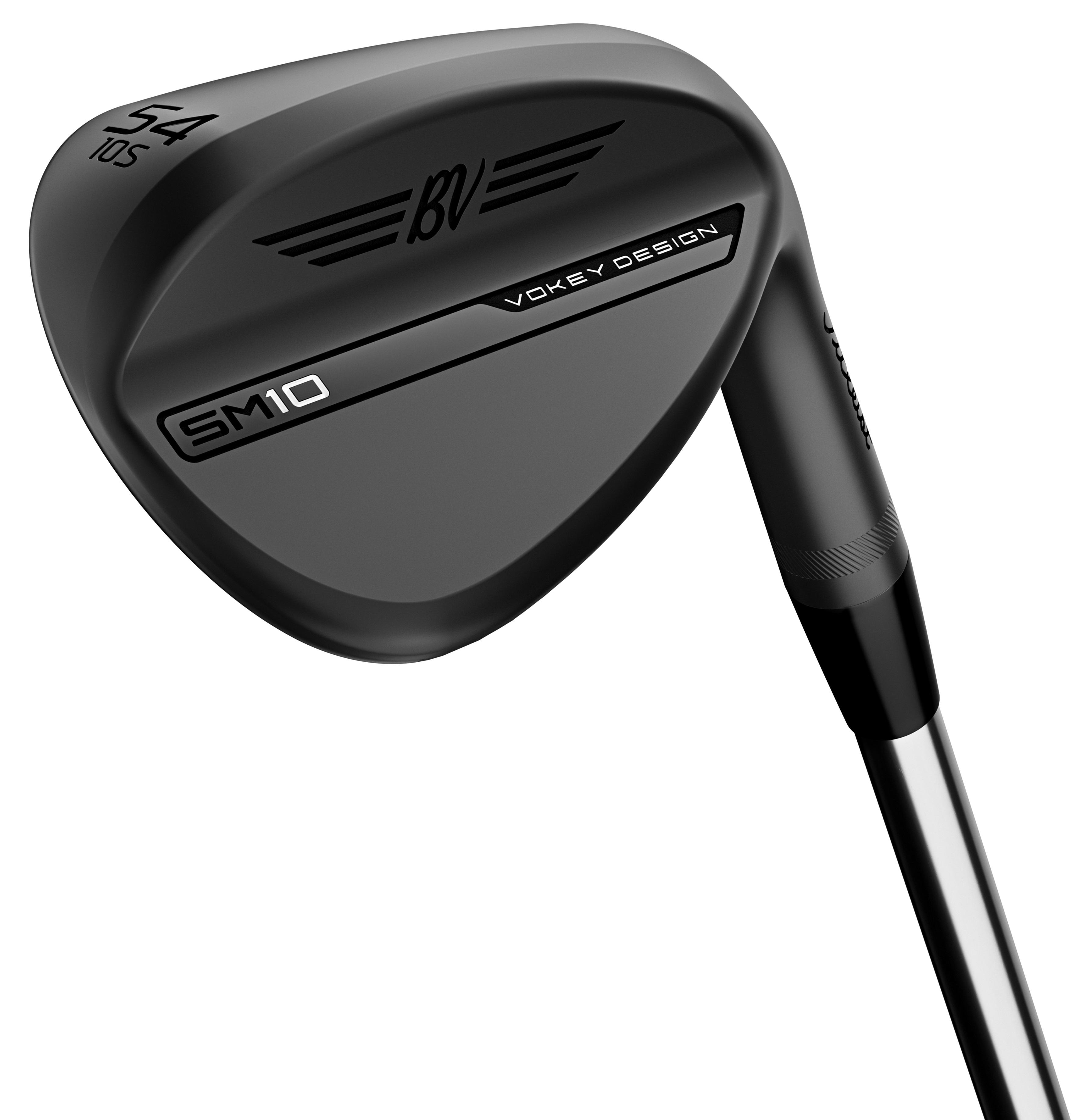 Titleist Vokey SM10 Jet Black S Grind Wedge - True Temper Dynamic Gold S200 Shaft - Sand Wedge - Right Handed - Wedgeflex Flex - Standard Length - 54 Loft - Standard Lie Angle - Men - Premium