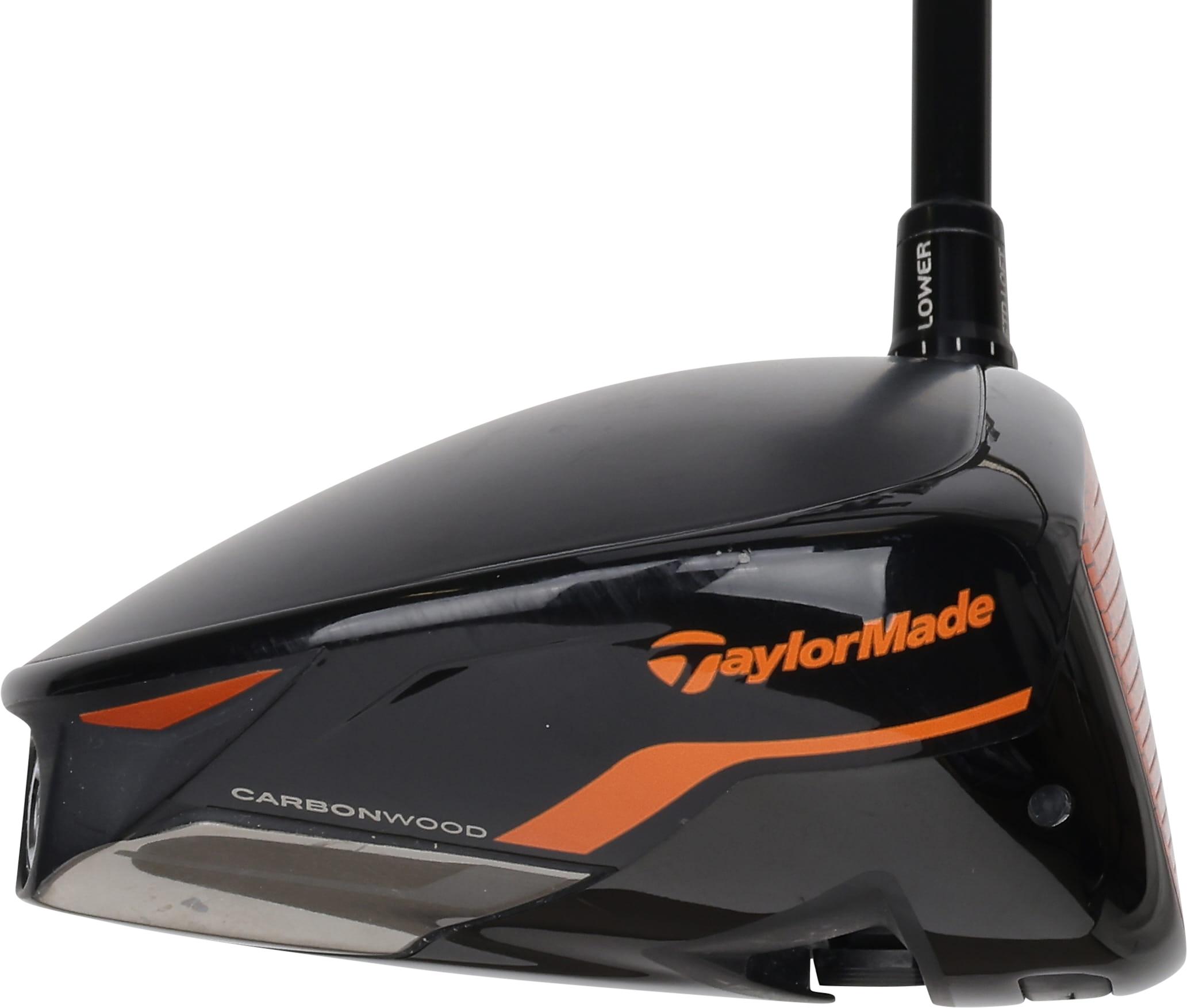 TaylorMade MYSTEALTH PLUS Black/Orange w/Orange Face Driver - Golf Club - 10.5° Loft - Stiff Flex - Fujikura Ventus Red w/ Velocore 6 Shaft - Men