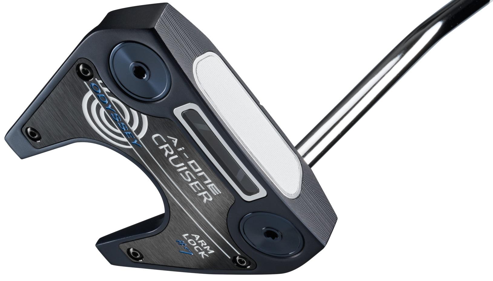 Odyssey Ai-ONE Cruiser Armlock Putter - Odyssey Stroke Lab Shaft - Standard - Right Handed - Putterflex Flex - Standard Length - Standard Lie Angle - Men - Excellent