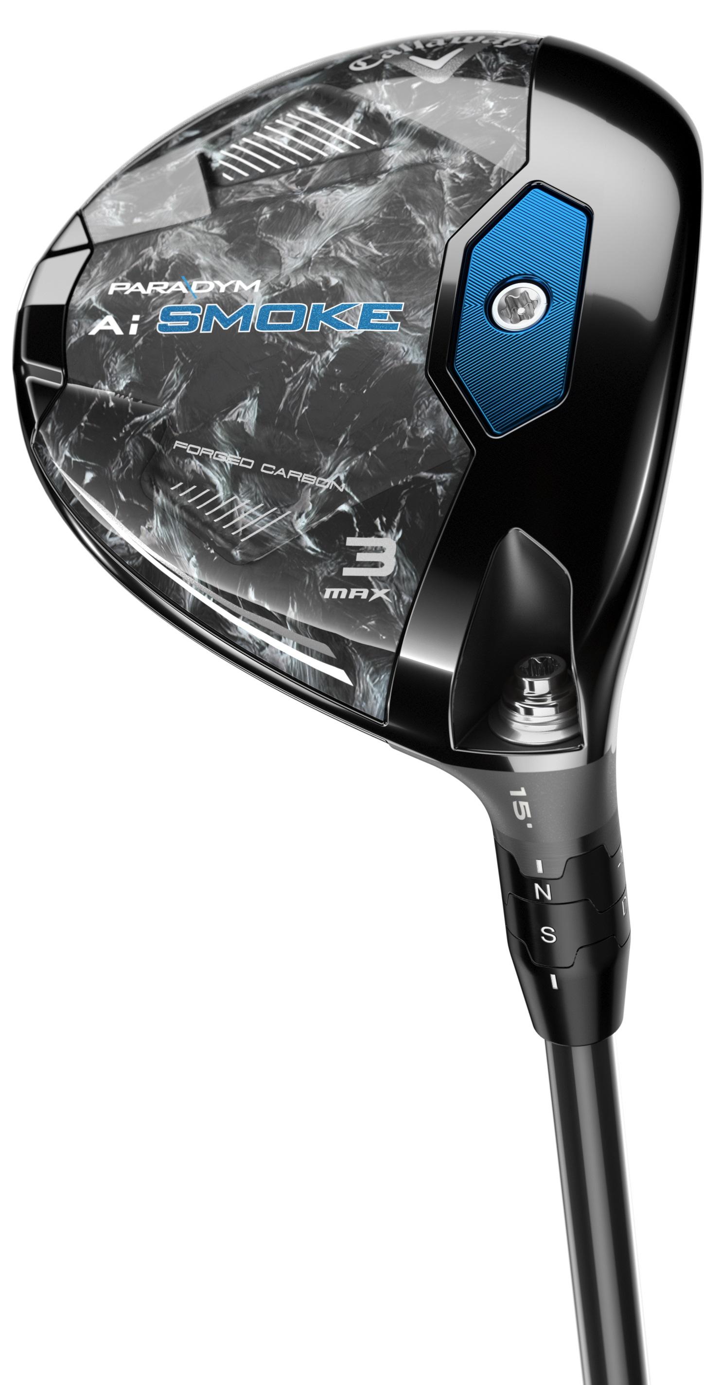 Callaway Custom Paradym Ai Smoke MAX Fairway Wood - True Temper Project X Cypher 2.0 50 Shaft - 3 Wood - Left Handed - Senior Flex - Standard Length - 15 Loft - Standard Lie Angle - Men - Excellent