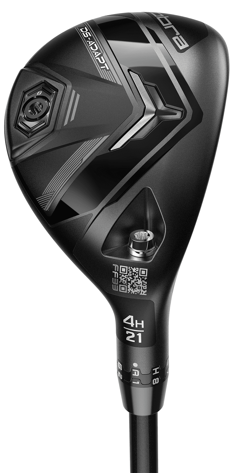Cobra DS ADAPT Hybrid - KBS PGH Players HYB 75 Shaft - 5H - Right Handed - Regular Flex - Standard Length - 24 Loft - Standard Lie Angle - Men - Excellent