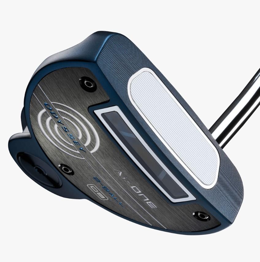 Odyssey Ai-One 2-Ball DB Putter - Odyssey Stroke Lab SL 90 Shaft - Standard - Right Handed - Putterflex Flex - Standard Length - Standard Lie Angle - Men - Excellent
