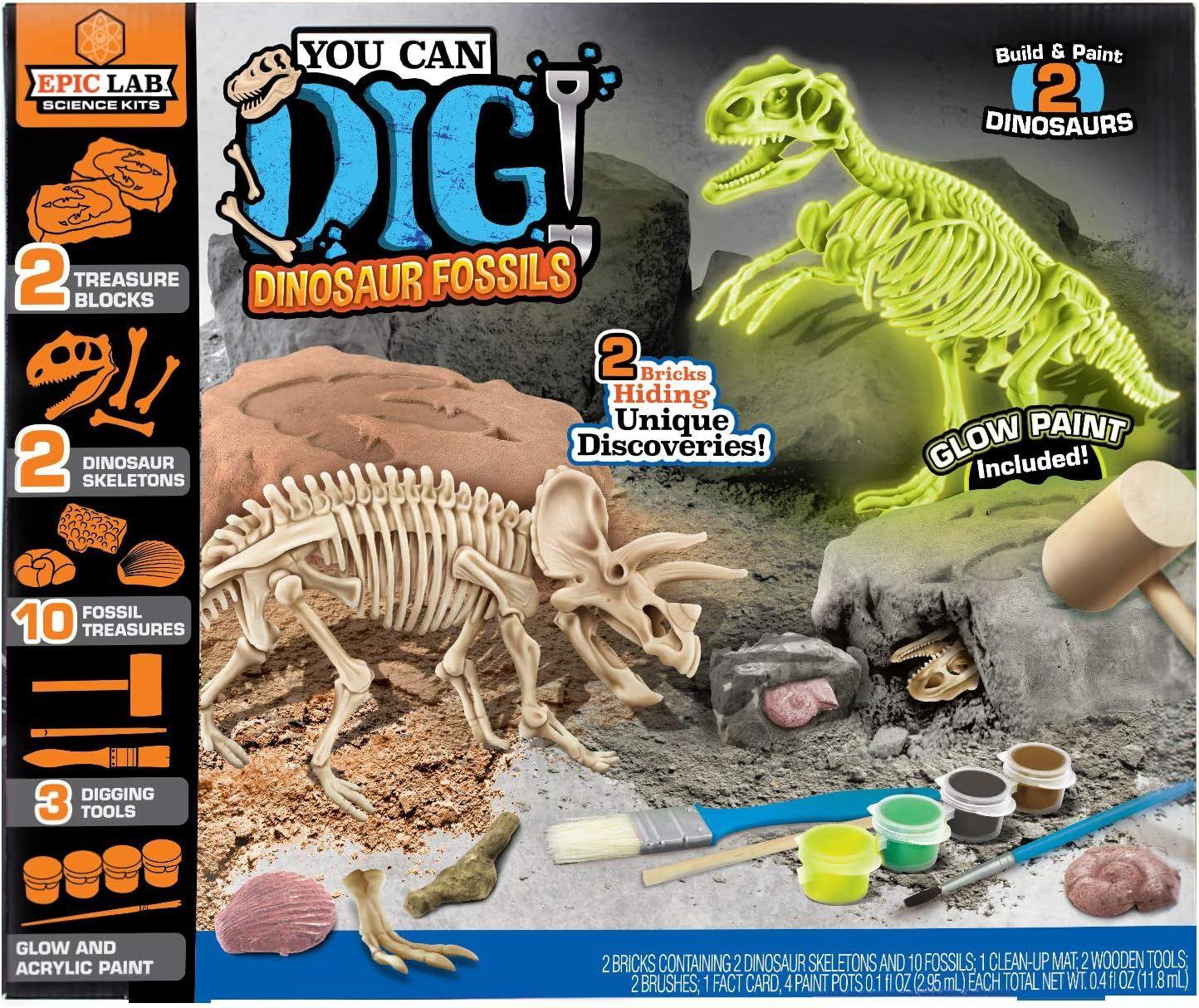 ArtSkills You Can Dig Dinosaur Fossils Epic Lab Science Kits Dinosaur Fossils (17 Pieces)